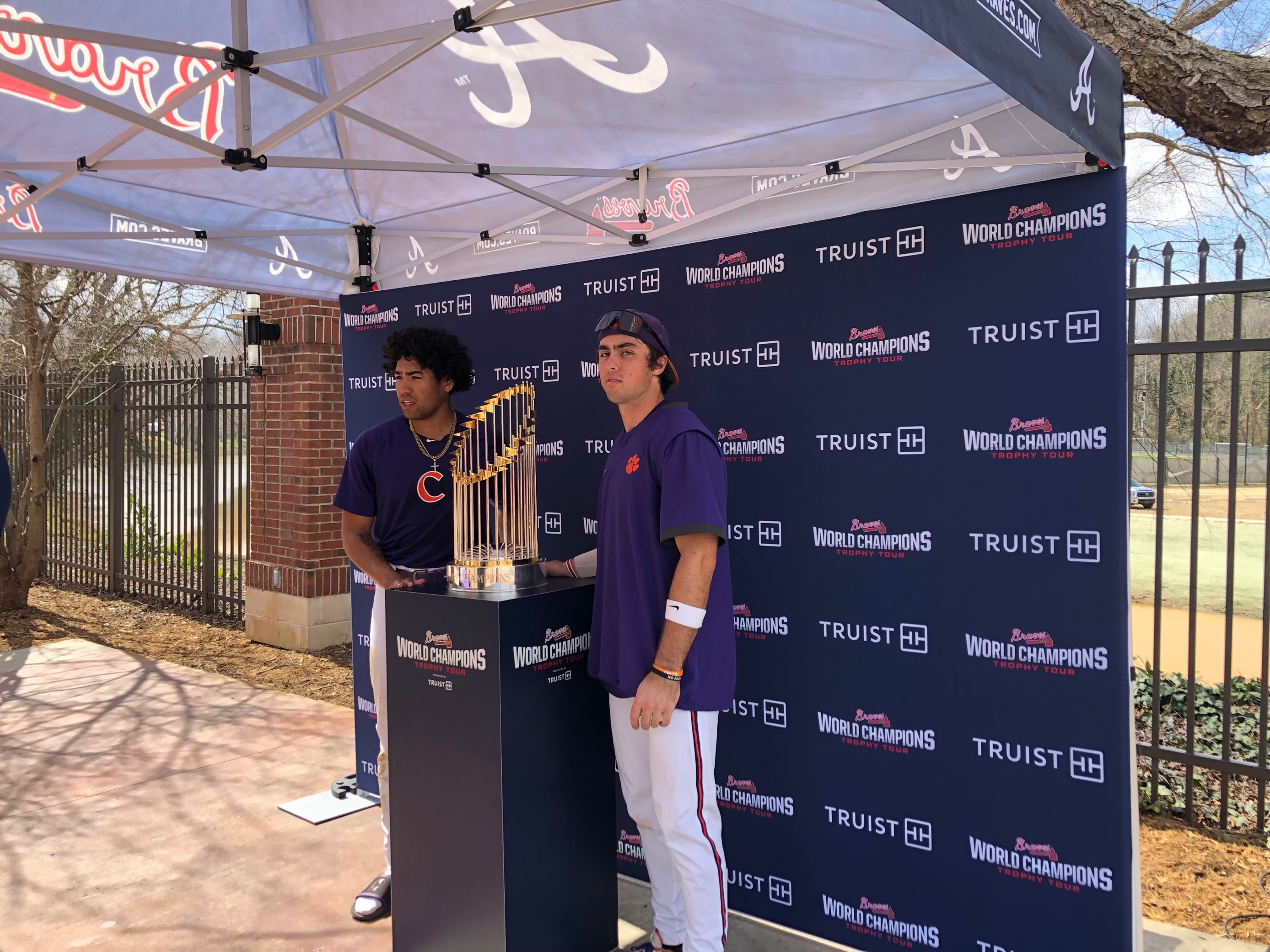 Atlanta Braves taking World Series trophy on tour through Southeast