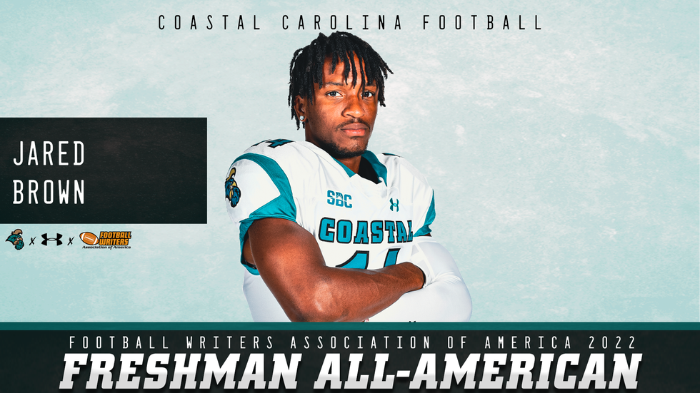 Coastal Carolina s Jared Brown named to FWAA 2022 Freshman All