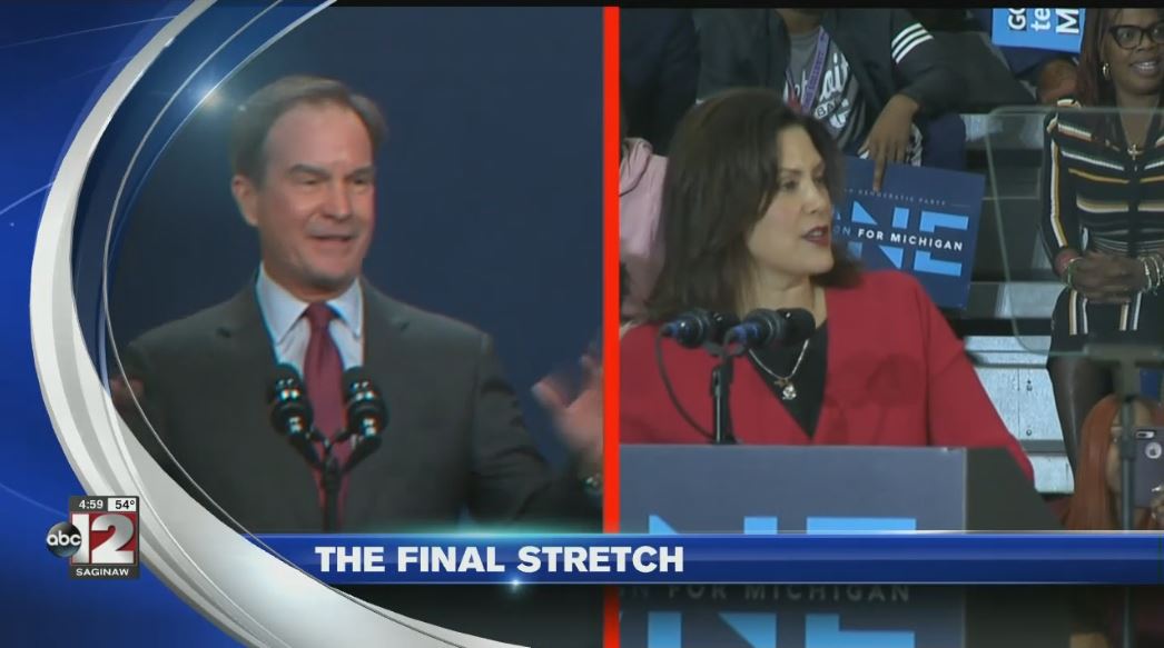 Schuette Whitmer Visit Flint As Campaign Reaches Final Stages