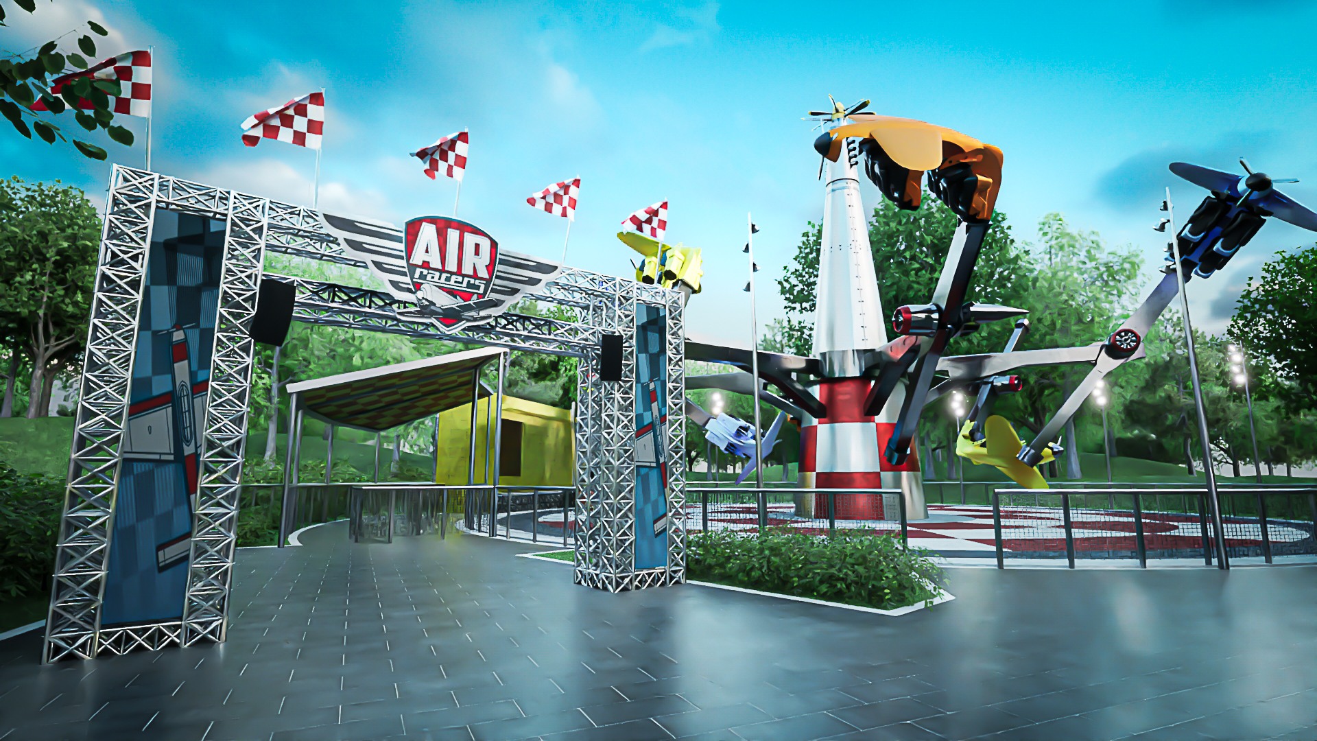 Carowinds new Aeronautica Landing section to open on April 7