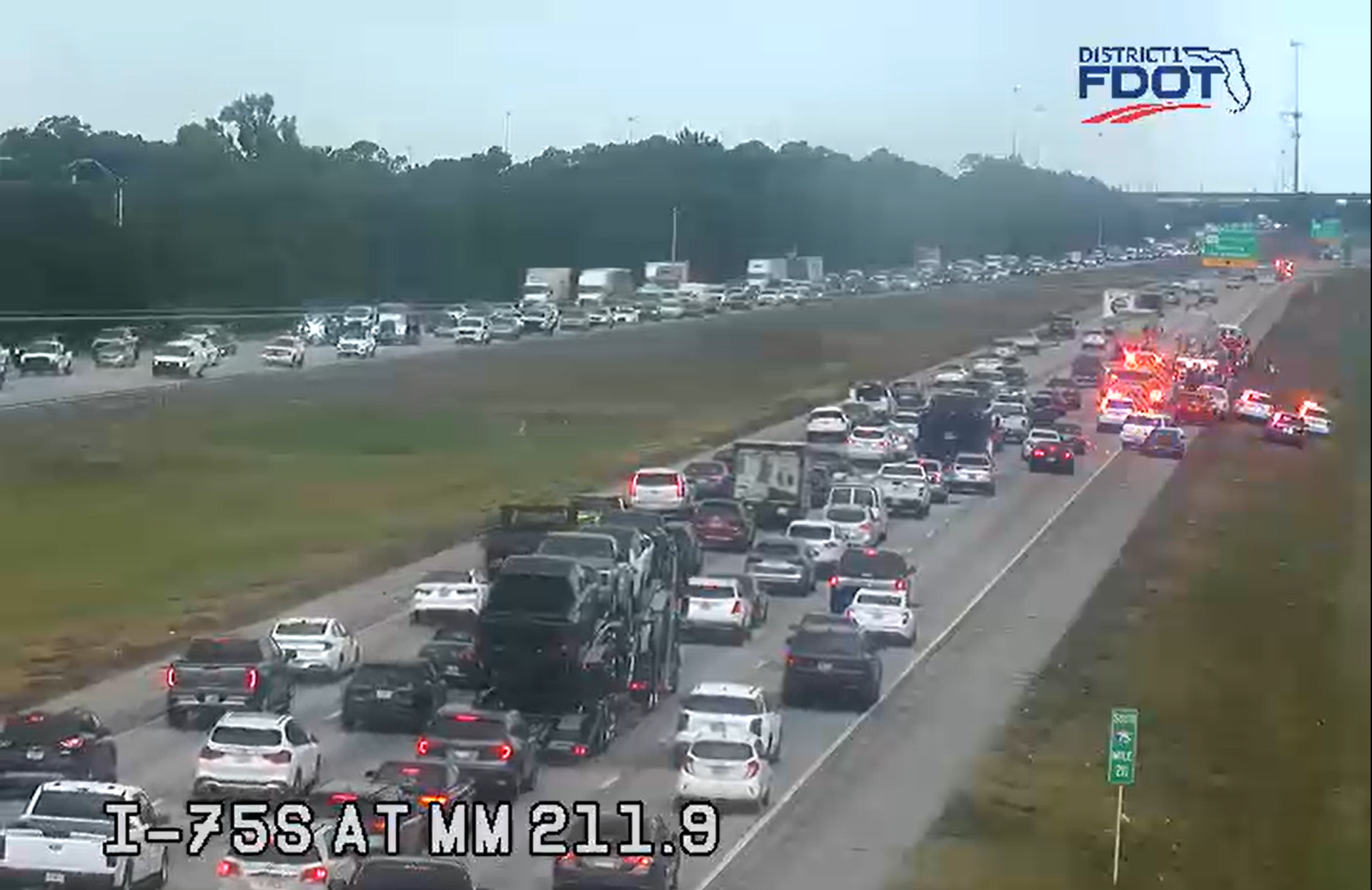 First Alert Traffic: I-75 SB near Fruitville Road