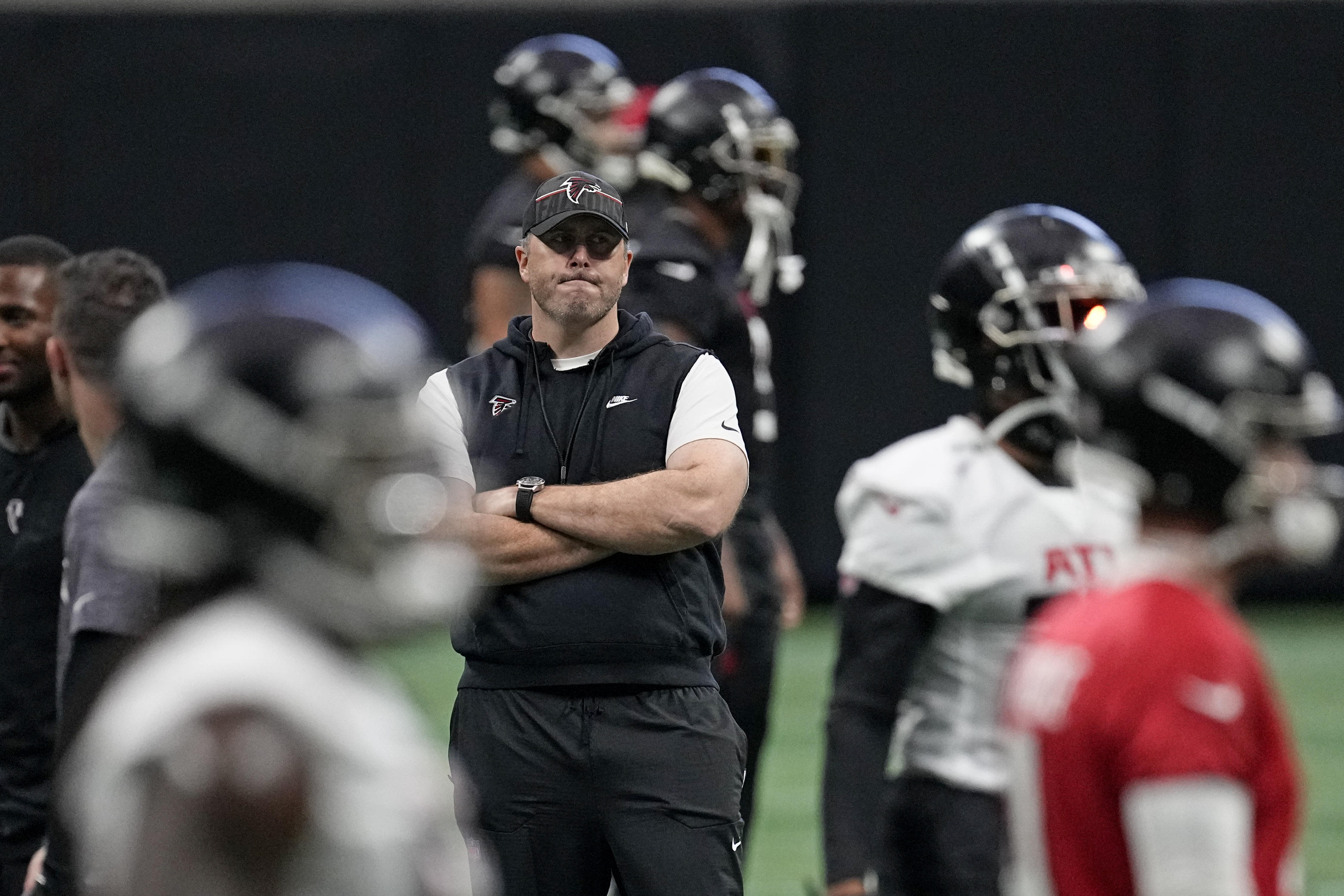 Falcons prep for first road test in Detroit