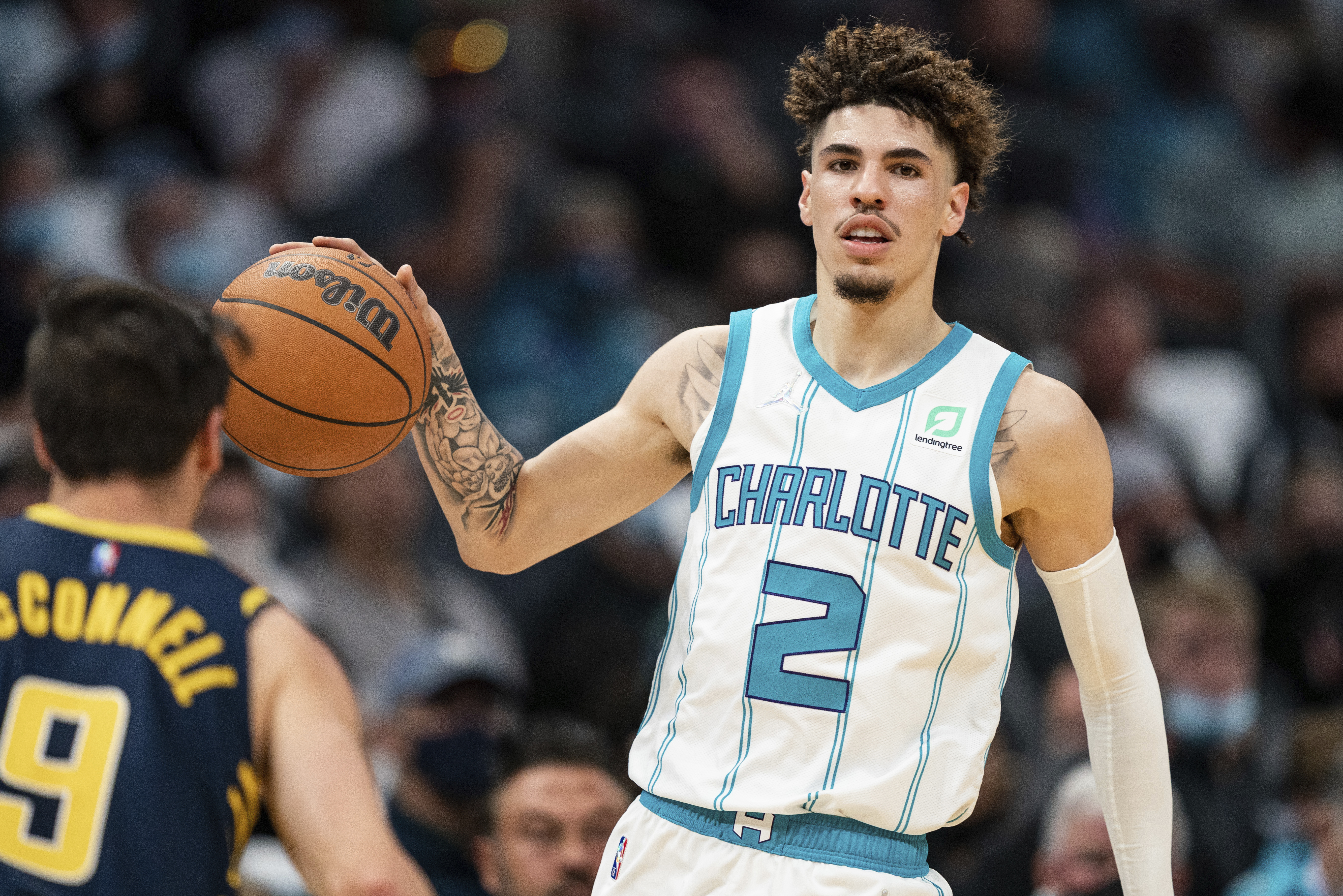 NBA_ Jersey Basketball''nba''Charlotte''Hornets''LaMelo 2 # 1 Ball