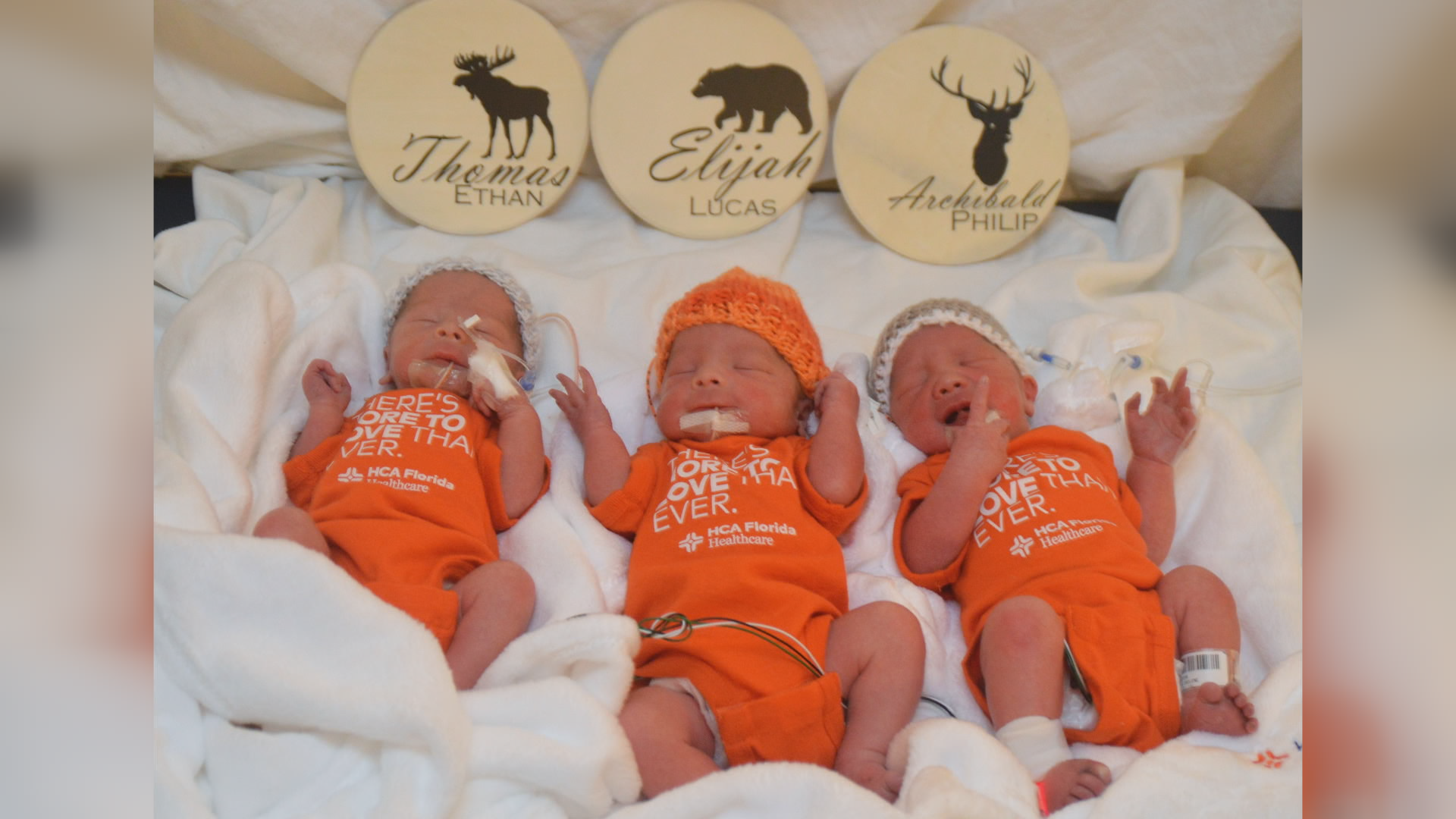 Local Bay County couple welcomes triplets