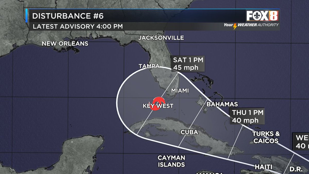 Tropical Storm Could Enter Gulf Of Mexico By Friday