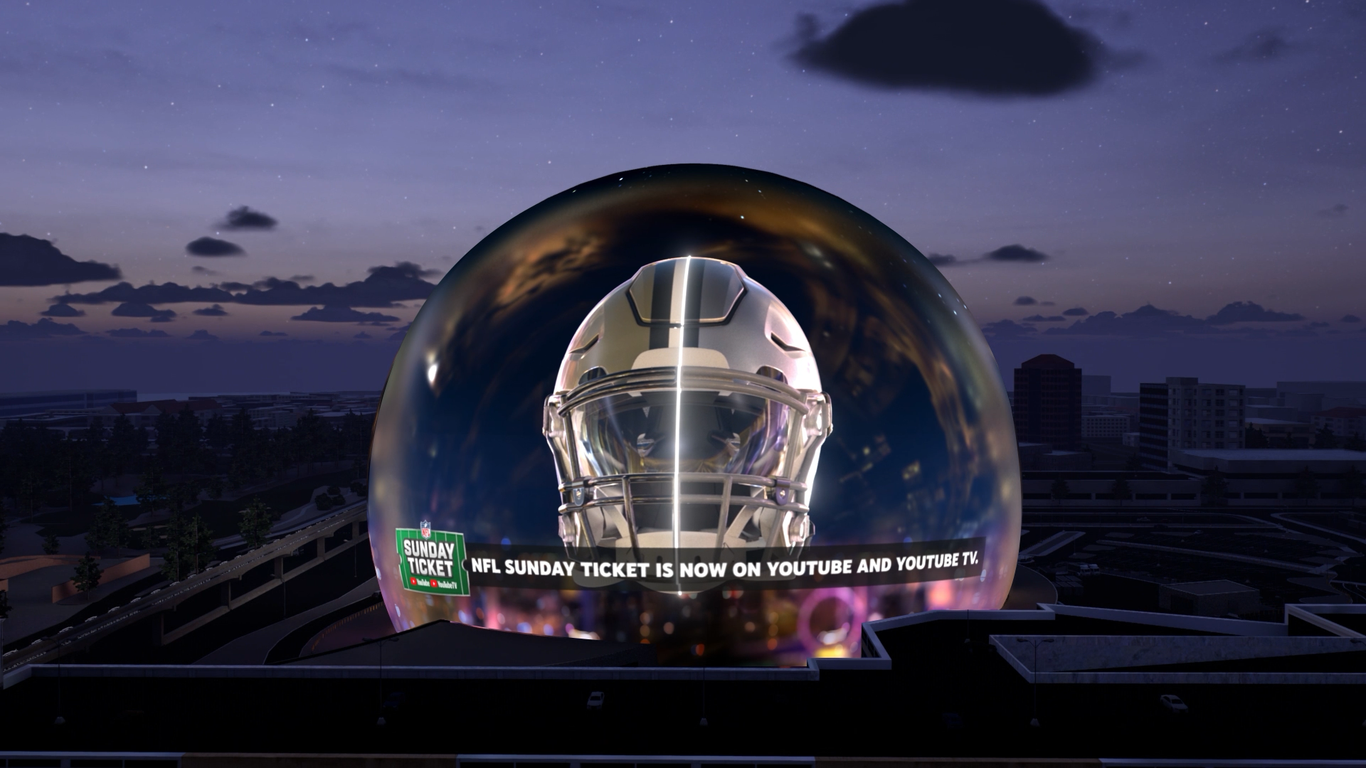 Sphere in Las Vegas to display all 32 NFL helmets as part of