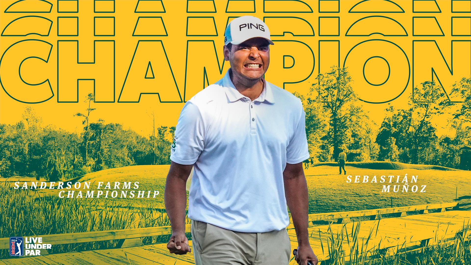 Munoz wins Sanderson Farms in playoff for 1st PGA Tour title
