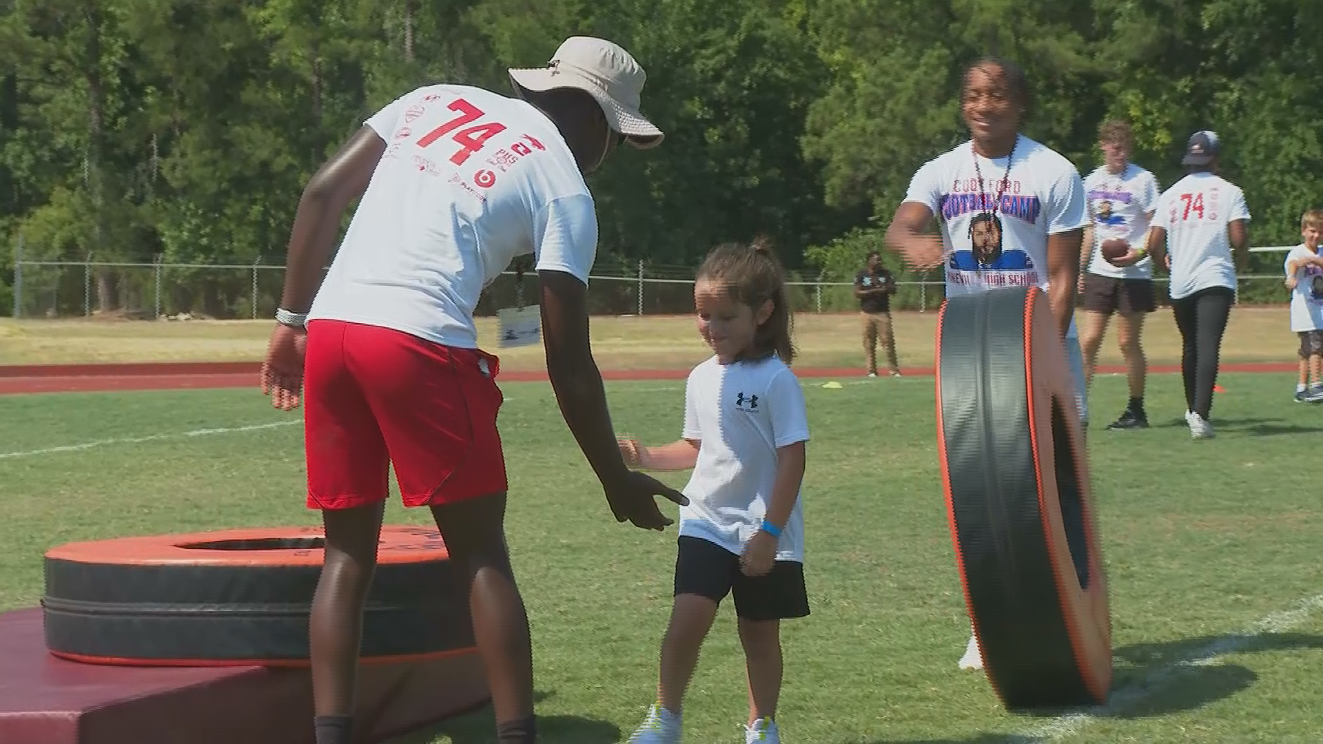 Local NFL Superstars Partner With Caddo Parks & Recreation to Host Football  Camp