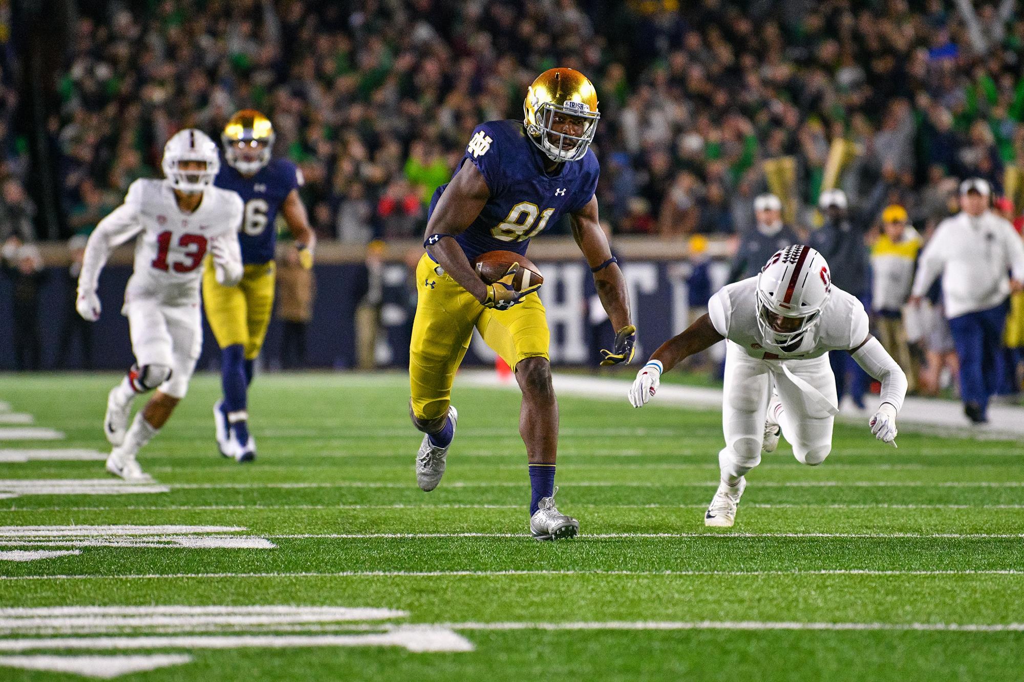 Why the Ravens selected Notre Dame's Miles Boykin in the 3rd round