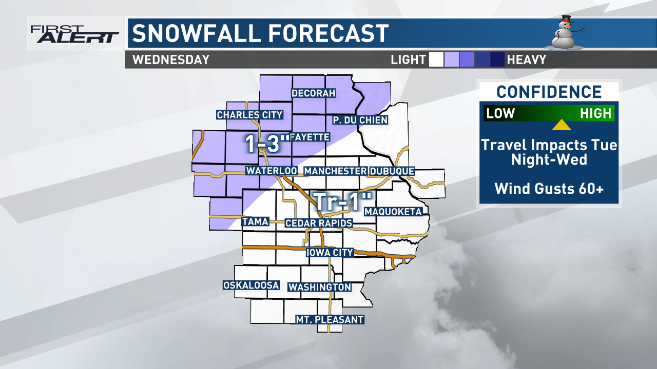 Blizzard warning and hazardous travel conditions possible in iowa 60 ...