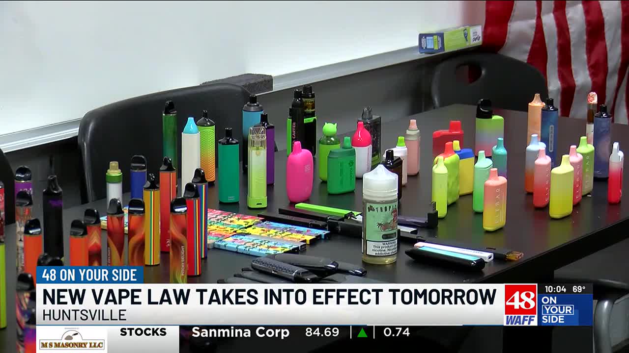 Regulations on vape products in Alabama convenience stores take into effect on June 1 Regulations on vape products in Alabama convenience stores take into effect on June 1