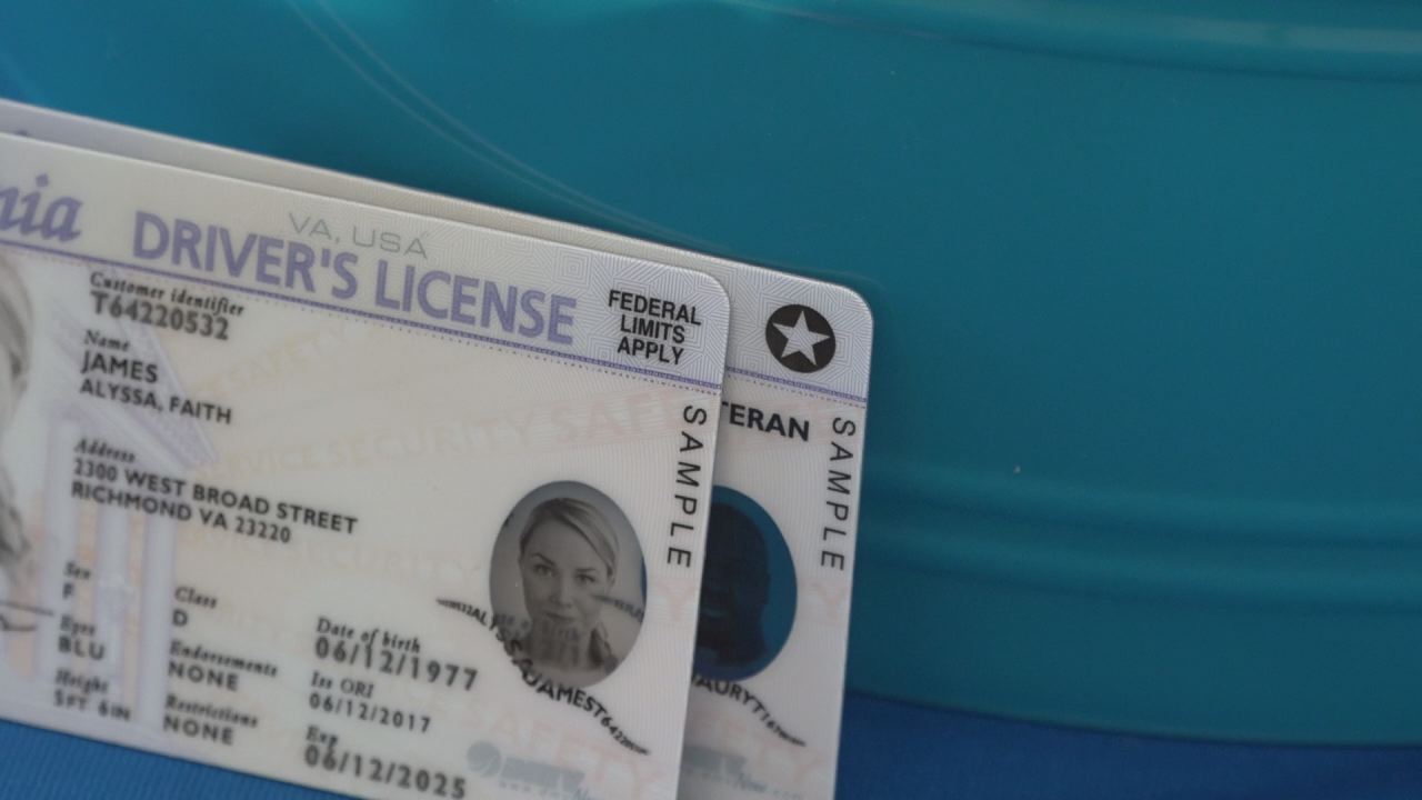 Check point: New Virginia driver's licenses will be needed to fly  domestically beginning October 2020