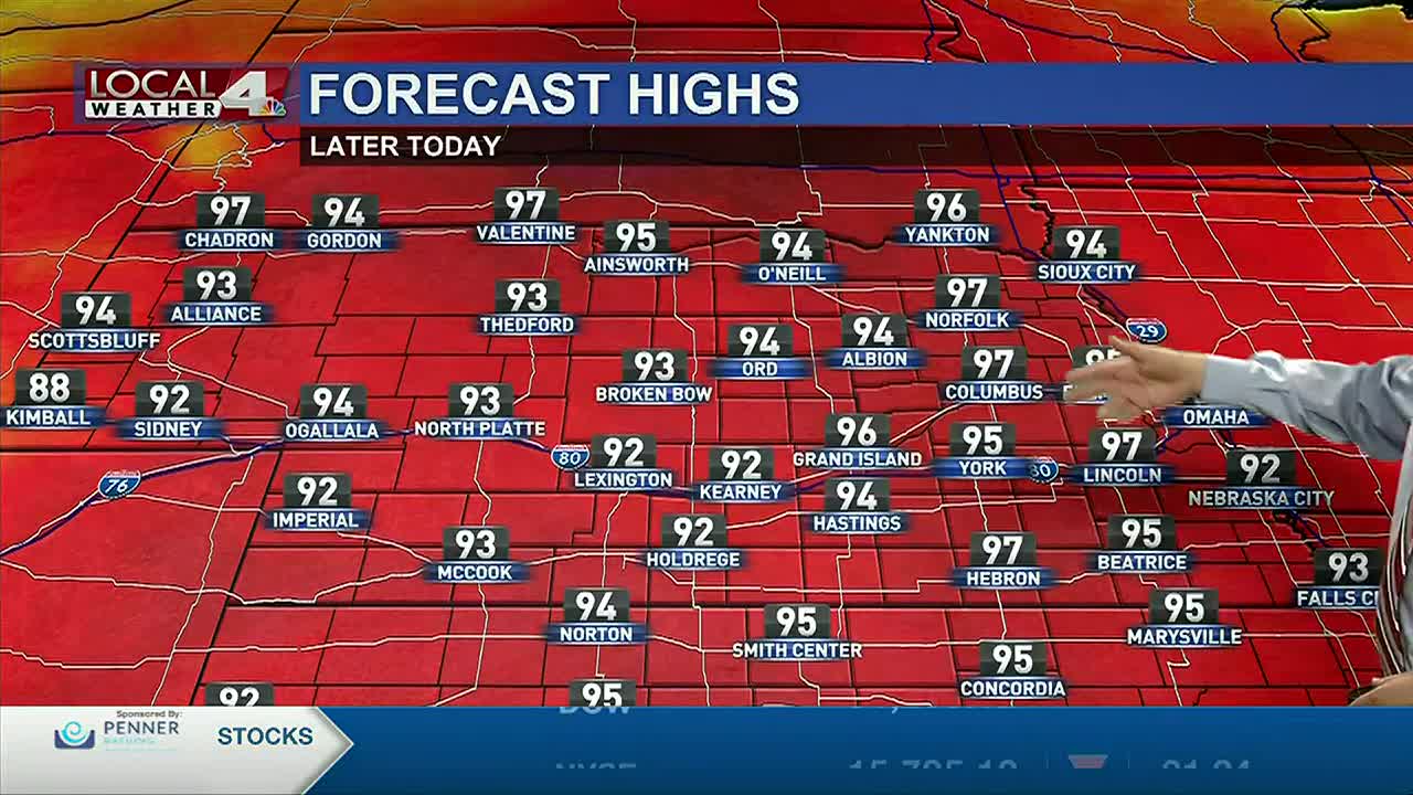 Hot weather kicks off the new week