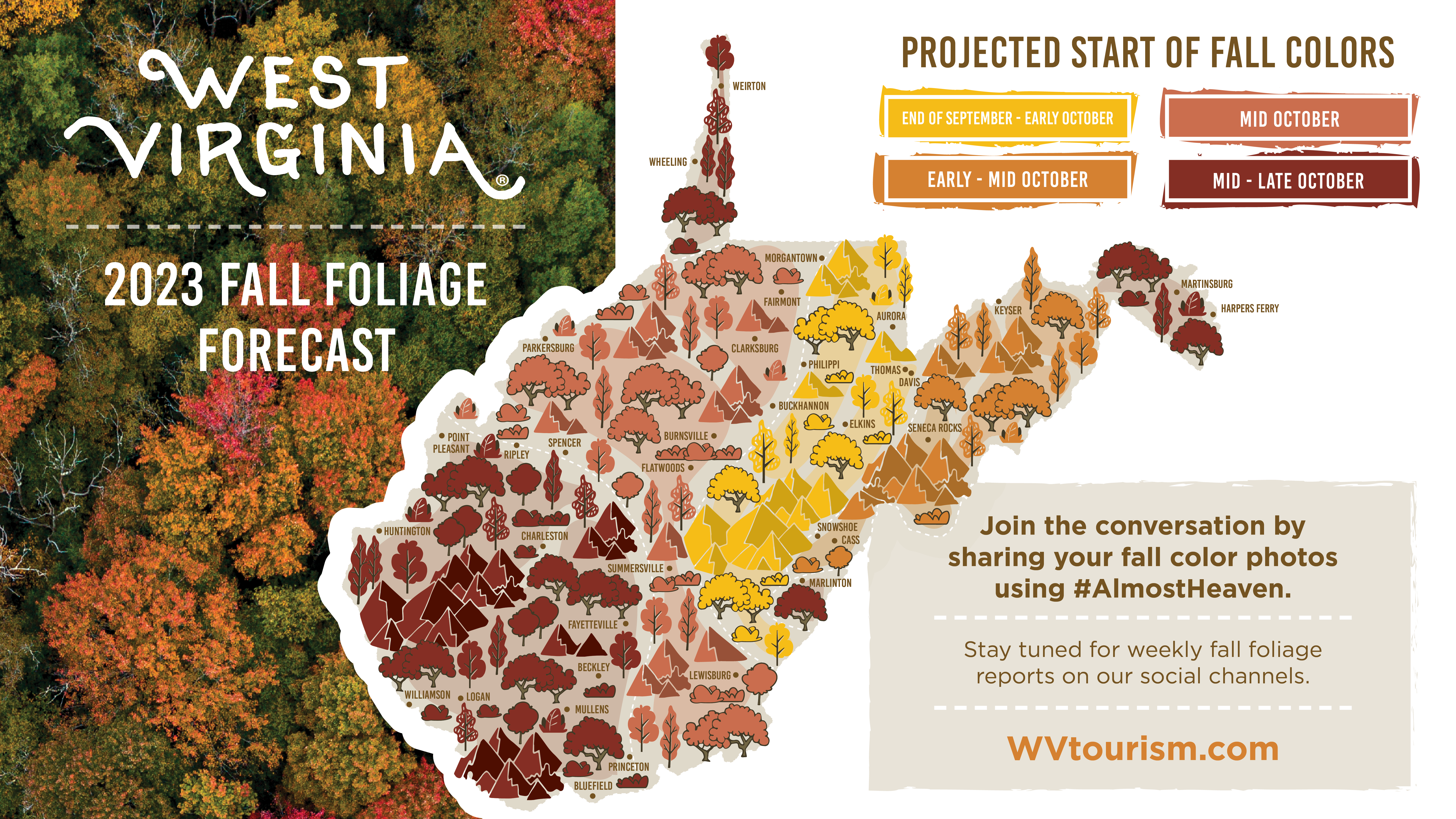 West Virginia releases 2022 fall foliage map | News, Sports, Jobs - News  and Sentinel