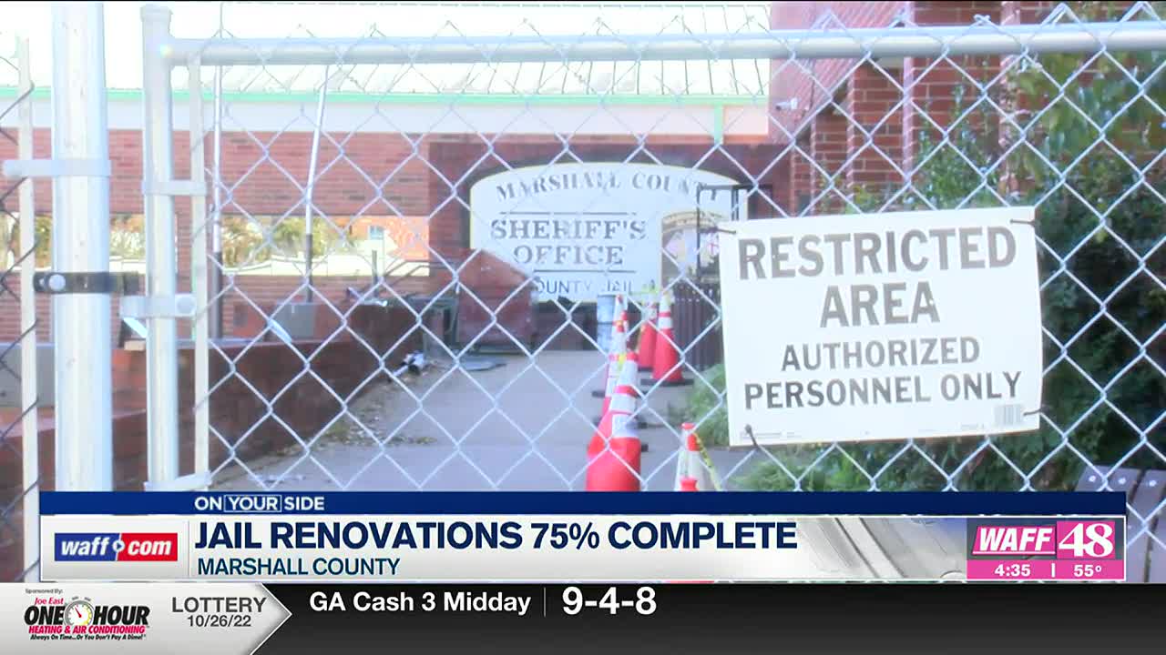 ongoing-marshall-county-jail-renovations-nearly-complete