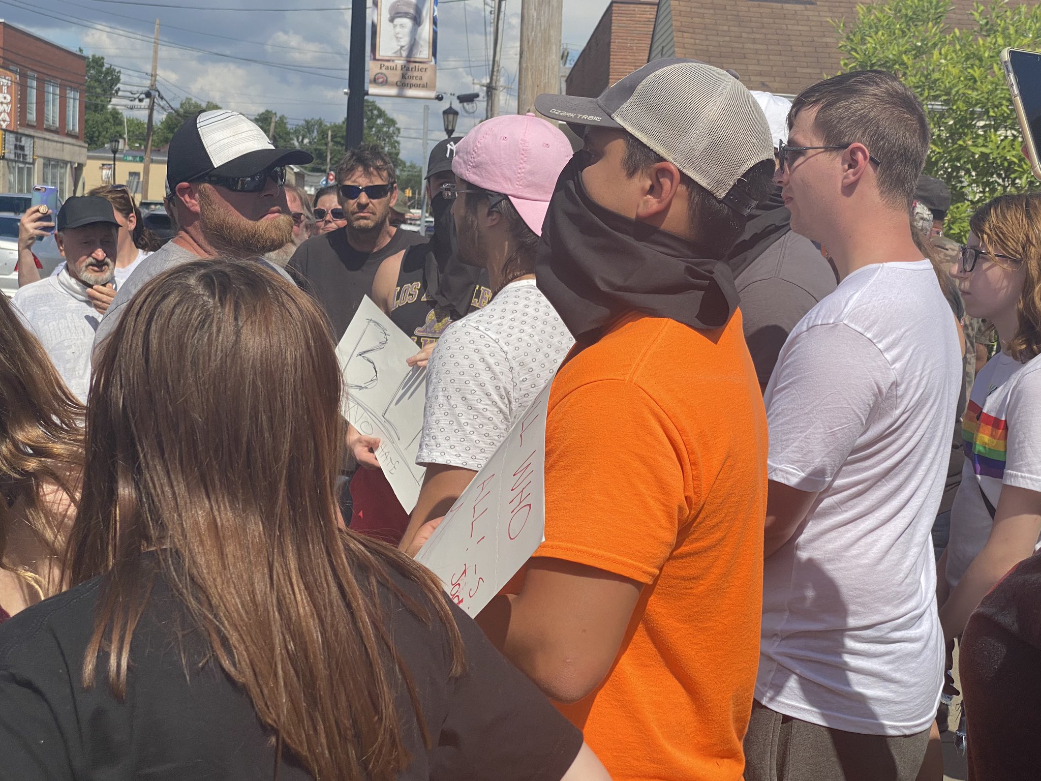 Motorcycle gangs' incite violence at Bethel Black Lives Matter  demonstration