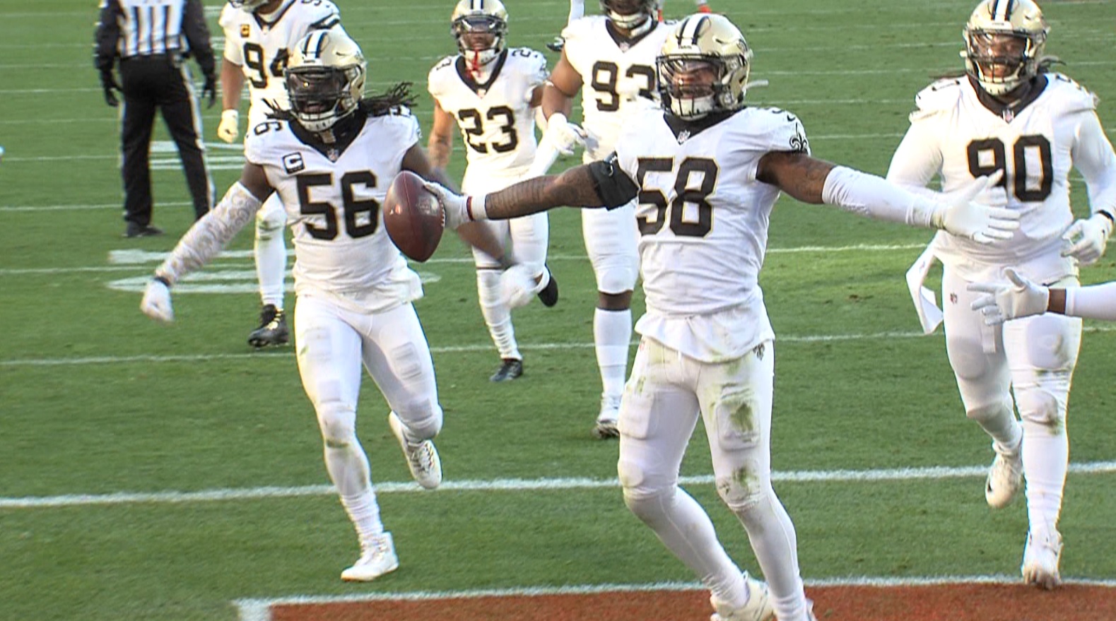 saints all white uniforms