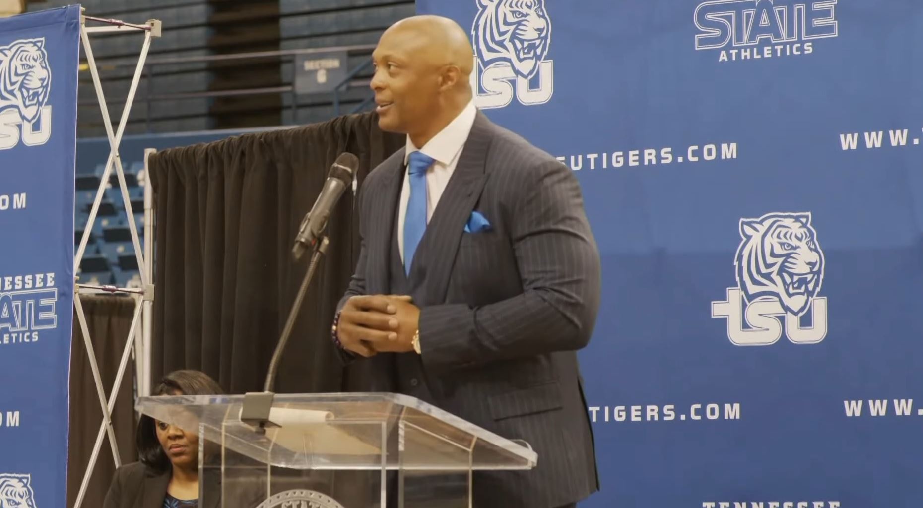 Tennessee State football coach Eddie George names his staff