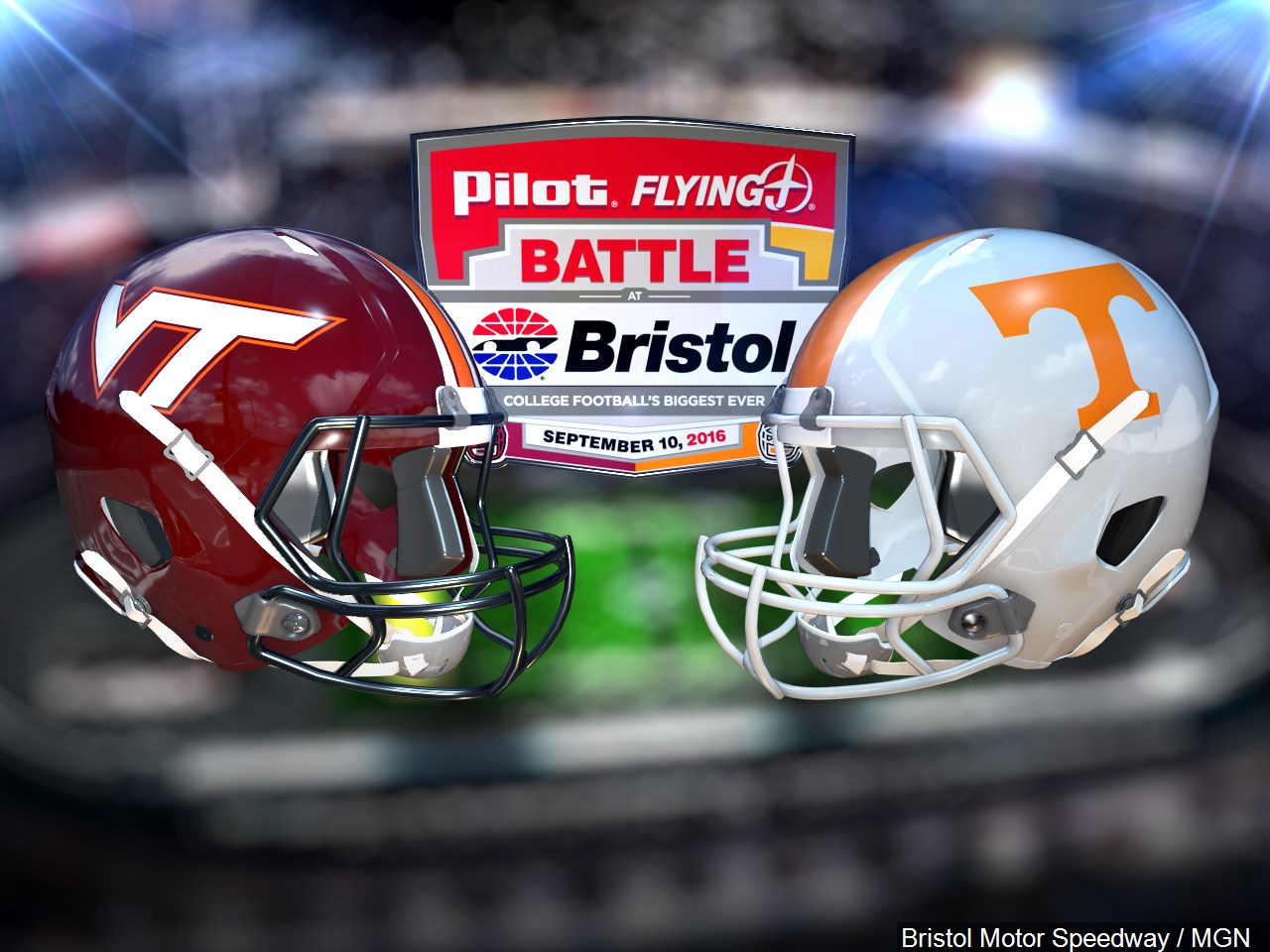 PHOTOS: Battle at Bristol Between Tennessee and Virginia Tech Sets  Attendance Record