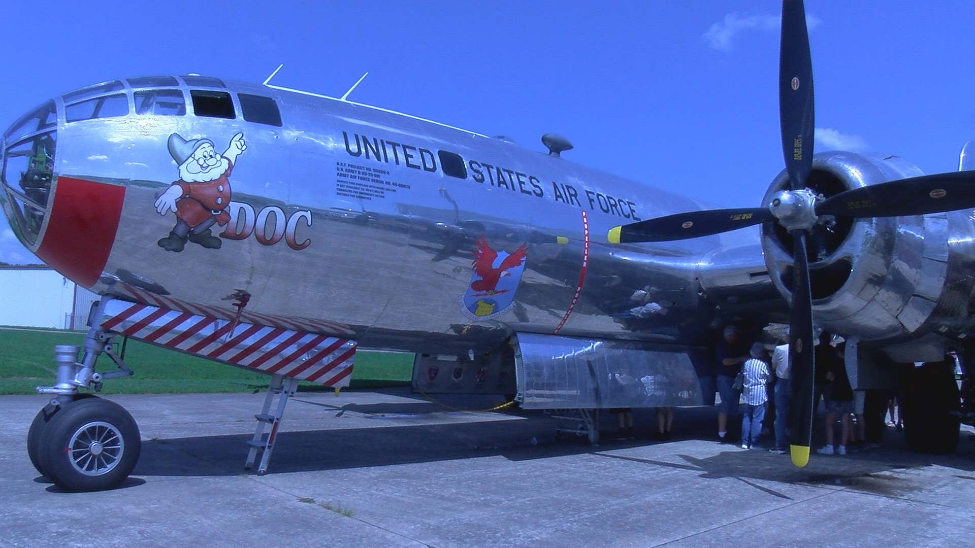 B-29 'DOC' returns to Evansville Wartime Museum for Warbird Weekend