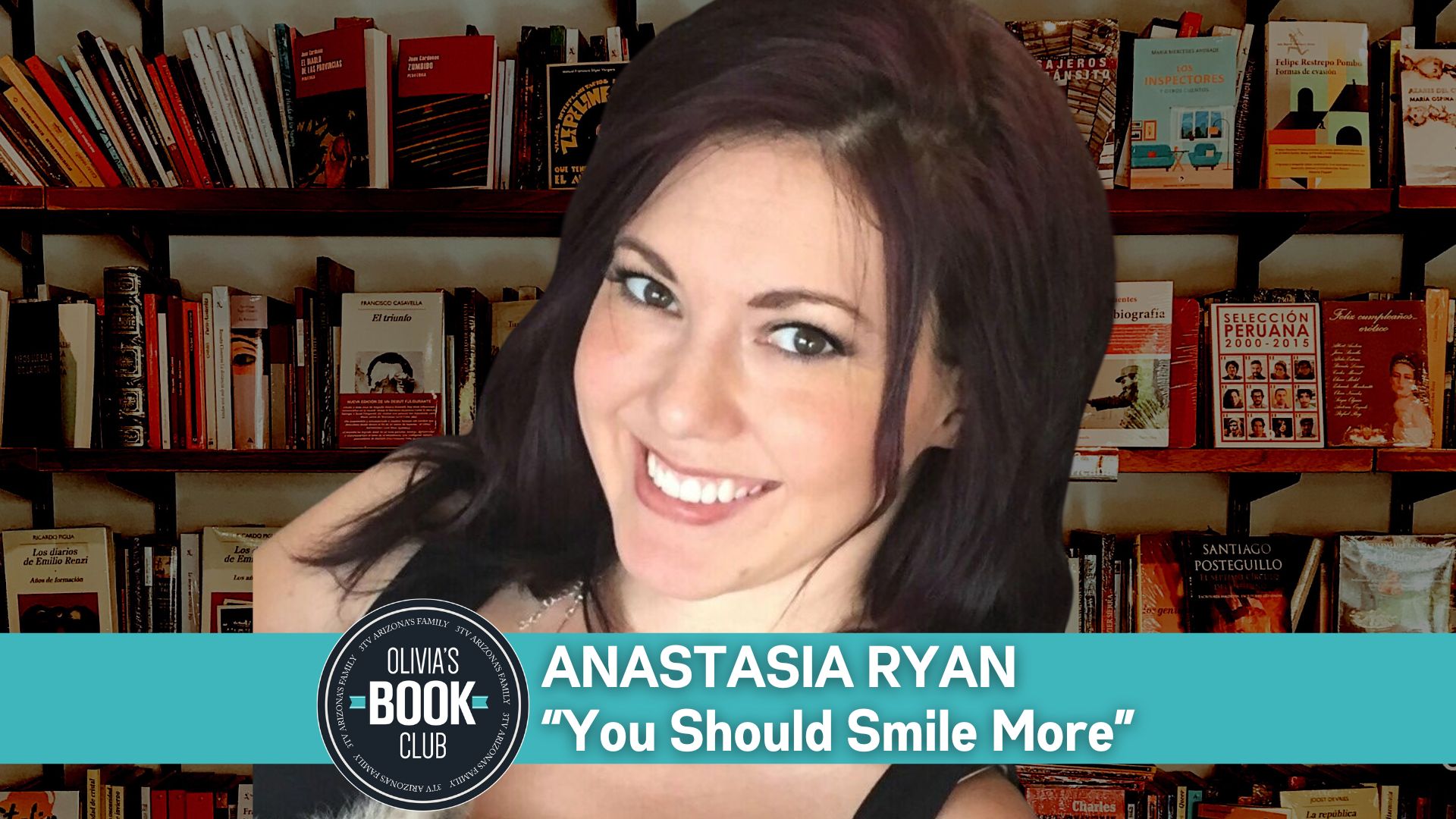 Olivias Book Club Podcast Anastasia Ryan, “You Should Smile More” photo