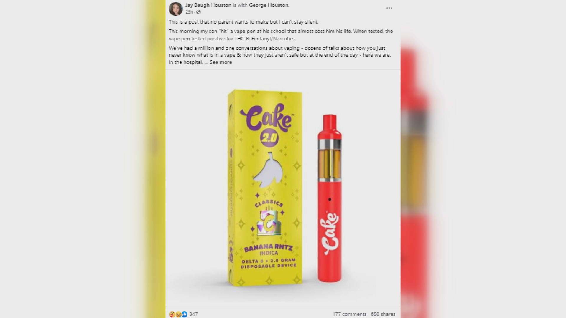 Lee Co. 12-year-old hospitalized from drug-laced vape