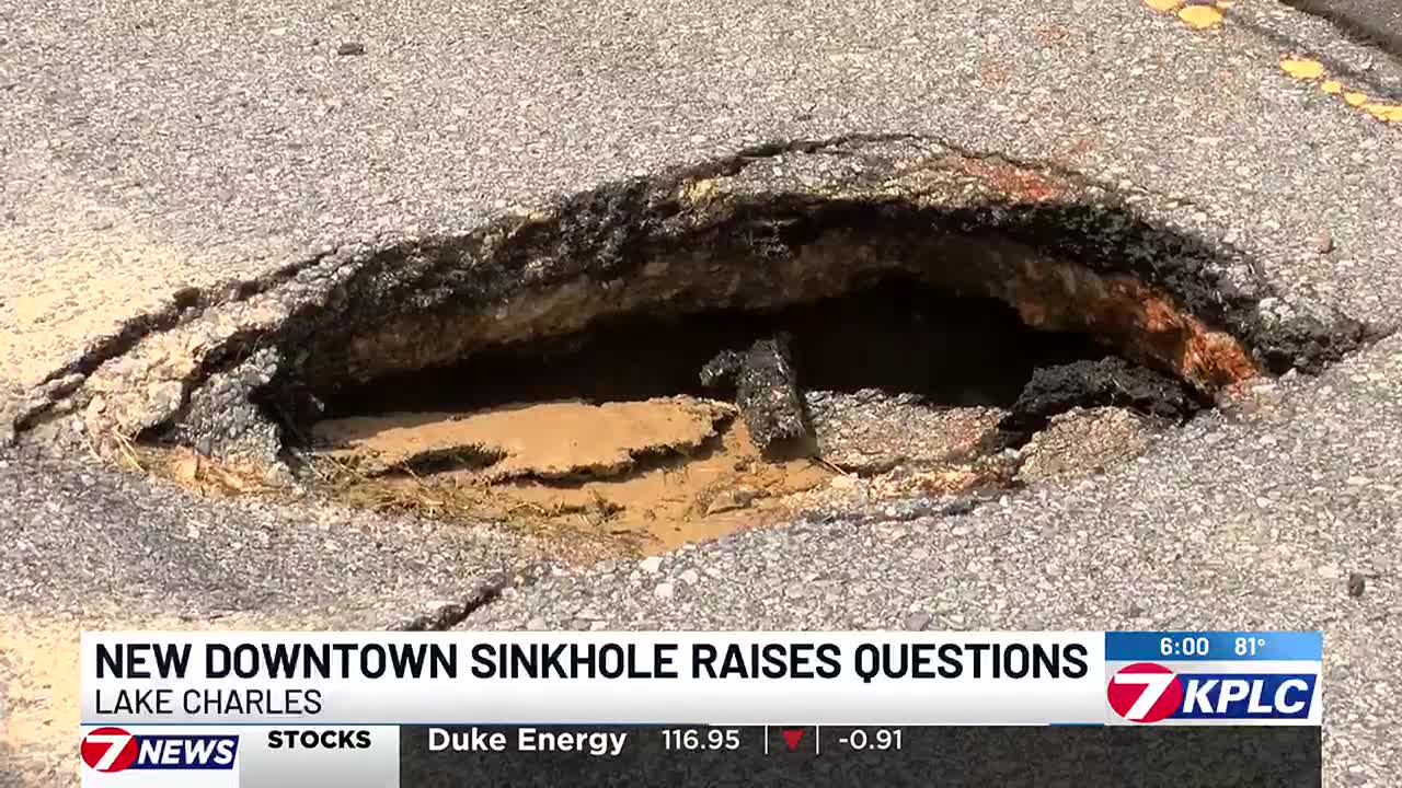 Another hole in the road: Downtown Lake Charles neighbors say