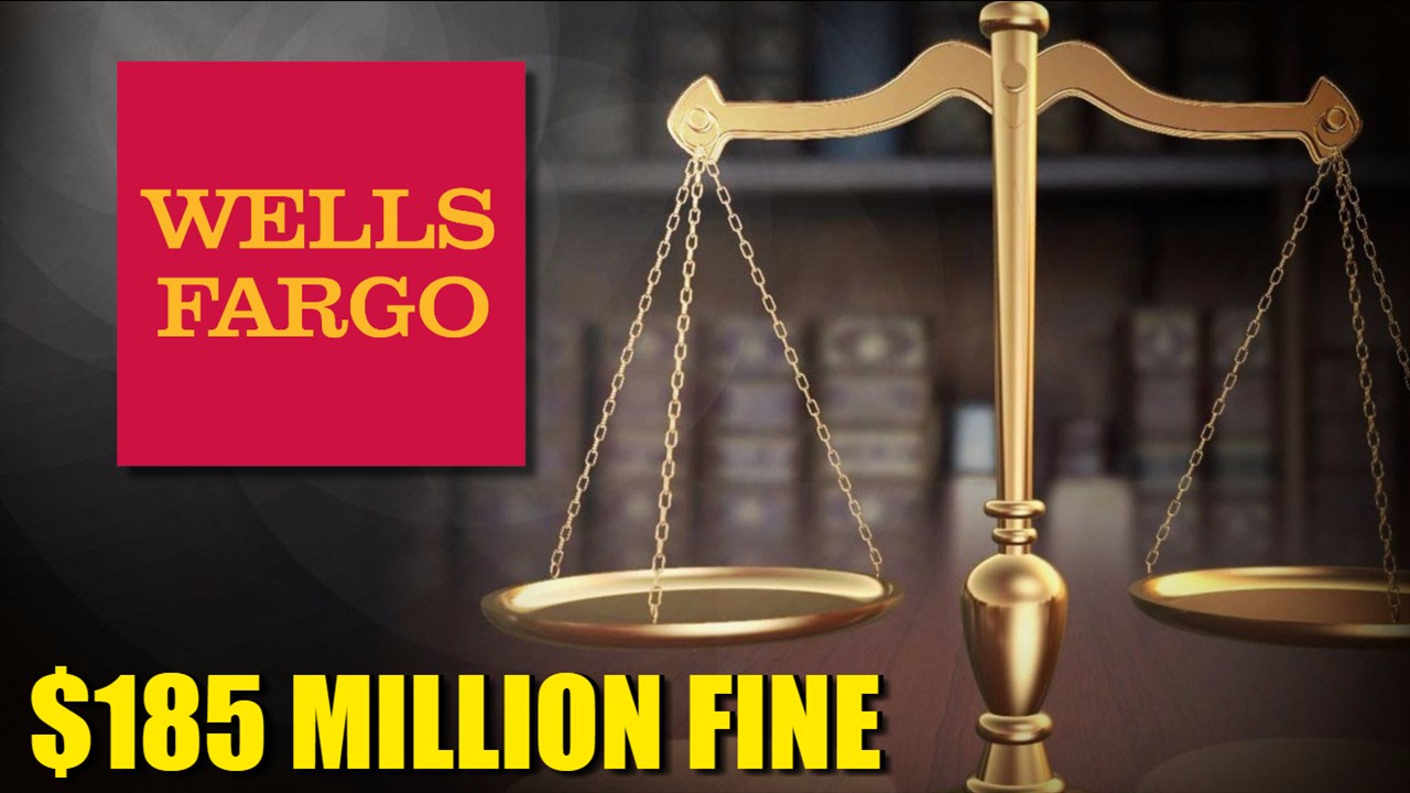 Wells Fargo fined $185 million for improper account openings