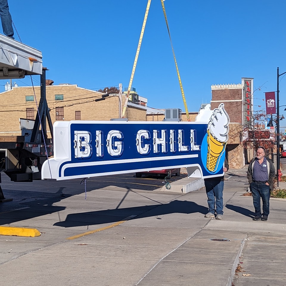 Unveiling, ribbon cutting celebrates Wazo's Big Chill in Carbondale