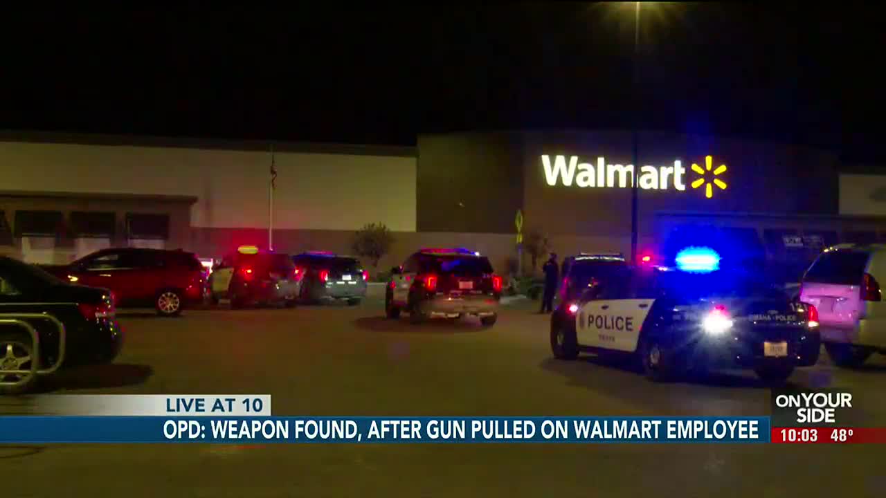 Omaha Police: Weapon found after gun pulled on Walmart employee