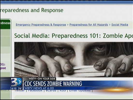 Zombie apocalypse: CDC offers useful advice for any emergency