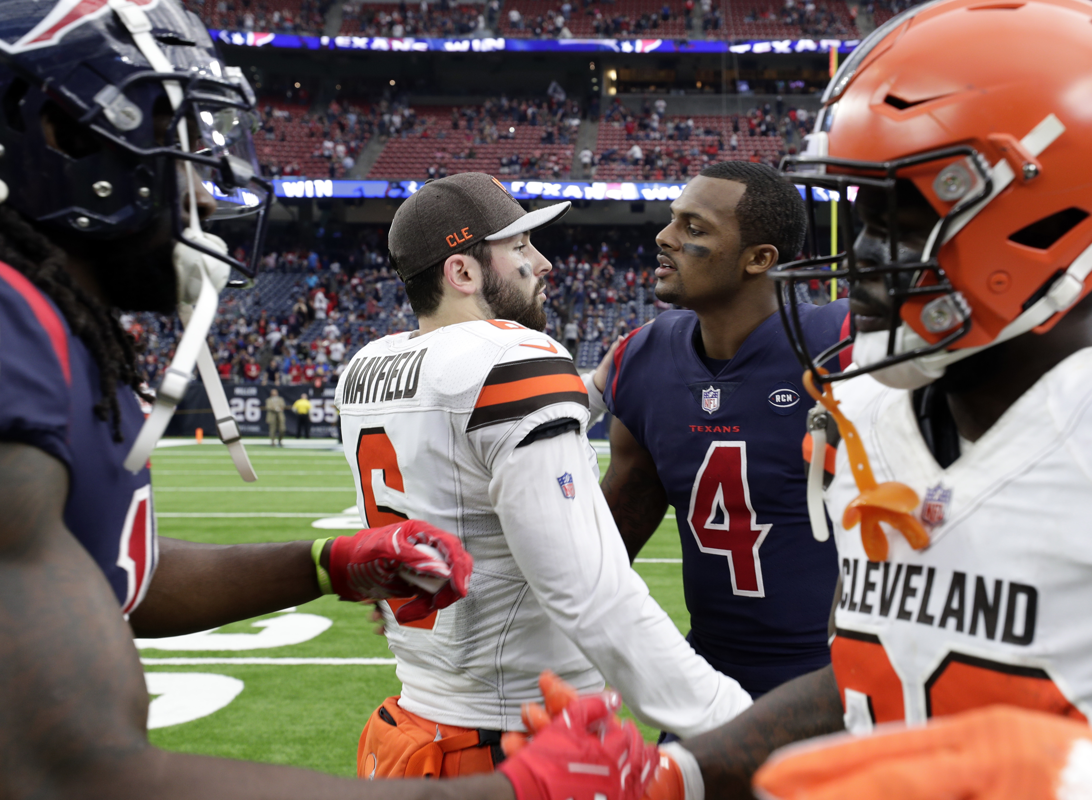 Cleveland Browns on X: I really try to make as many plays as I can  @deshaunwatson  / X