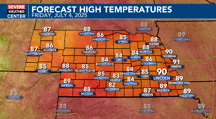 Wednesday Forecast: Hot and muggy, maybe some rain too
