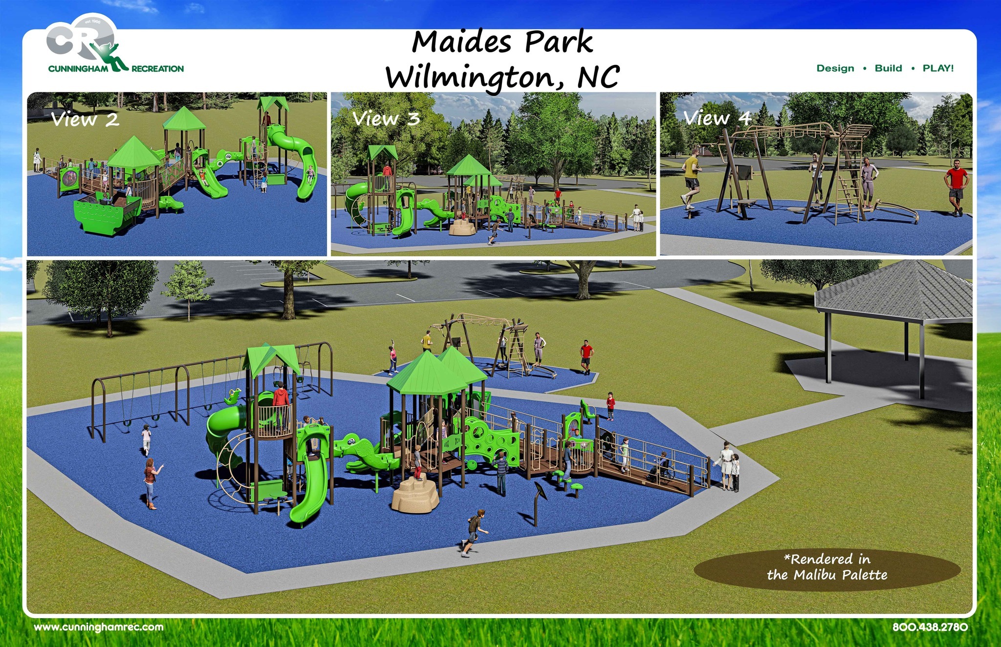 City reveals renderings of planned inclusive playground at Maides Park