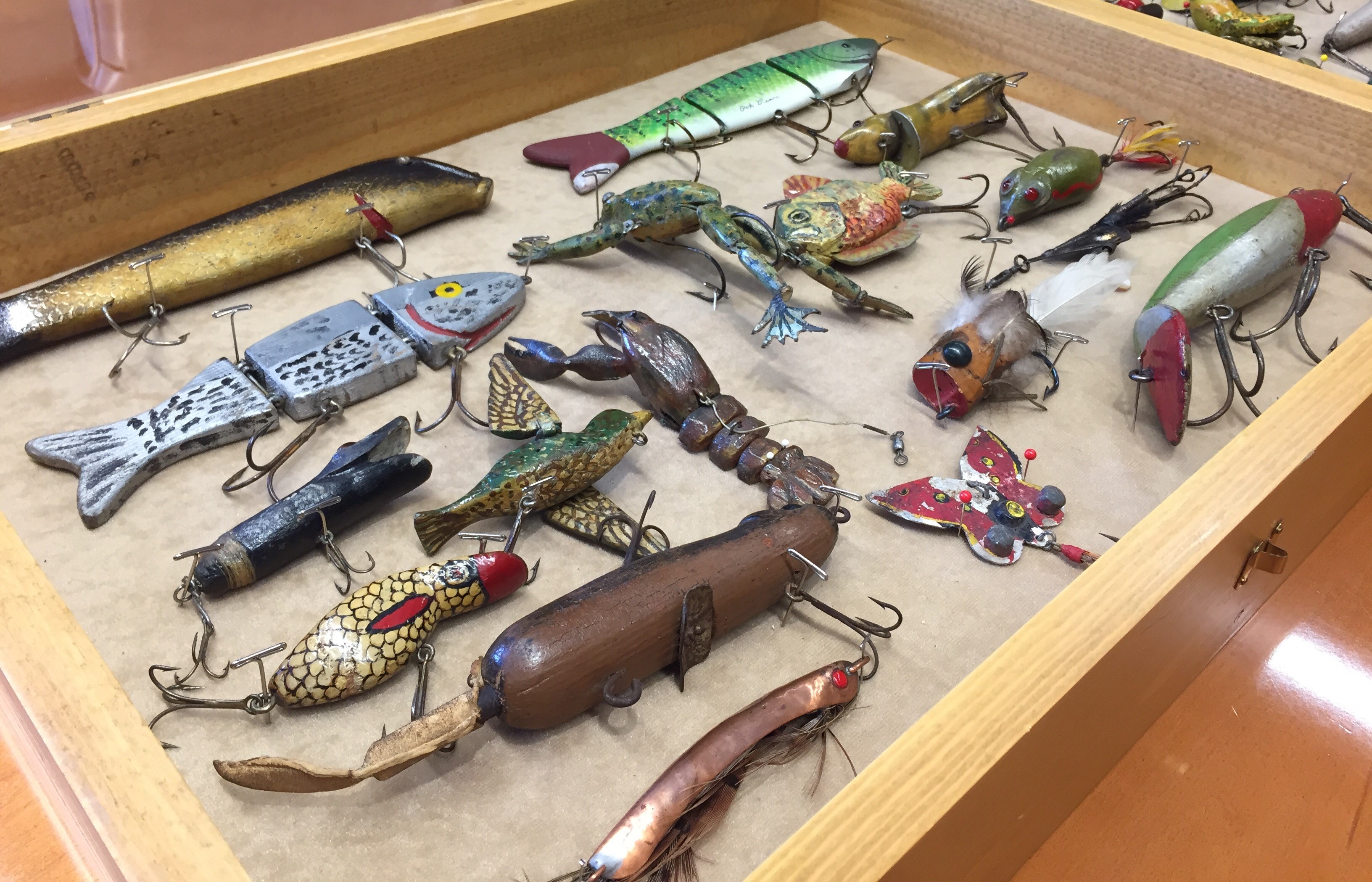 Doctor's collection of fishing lures a popular point of interest
