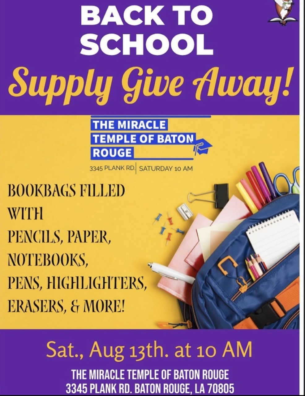 Back-to-School Supply Giveaway  Traverse Area District Library