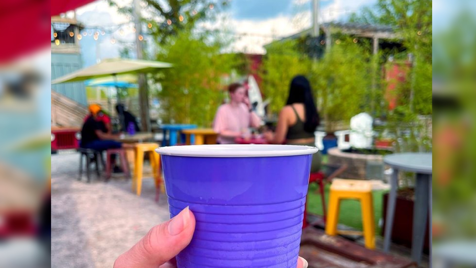 Purple Cups for Businesses in Huntsville's Arts & Entertainment Distri