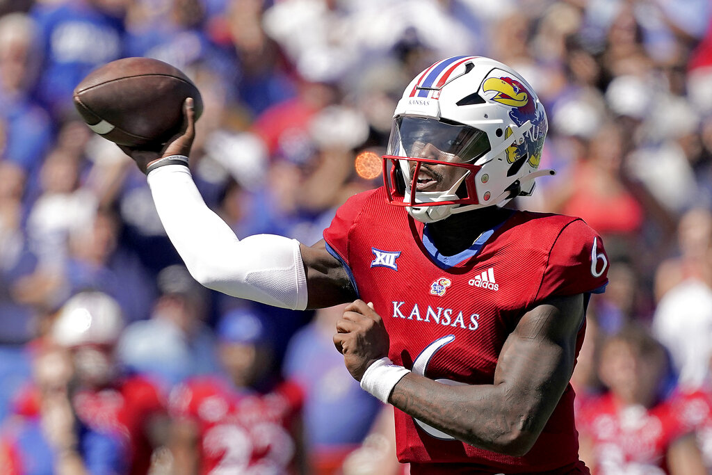 Look: KU Jayhawks football team special homecoming uniforms