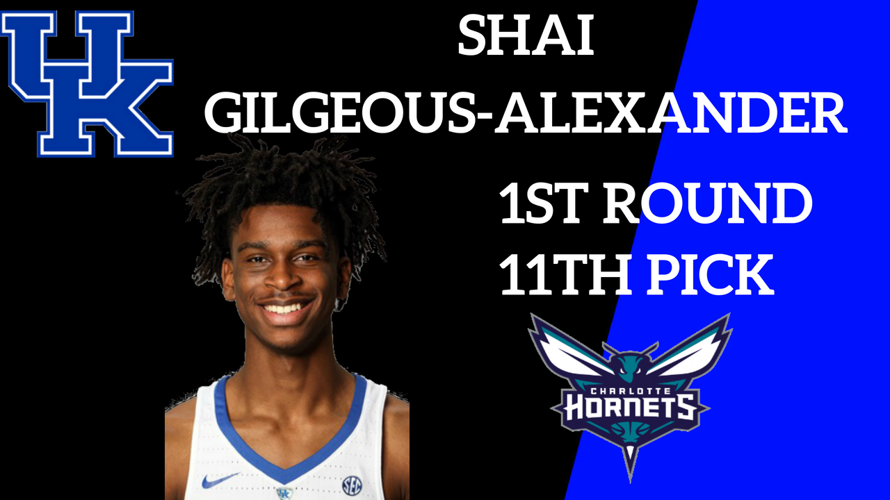Shai Gilgeous-Alexander drafted No.11 in the 2018 NBA Draft