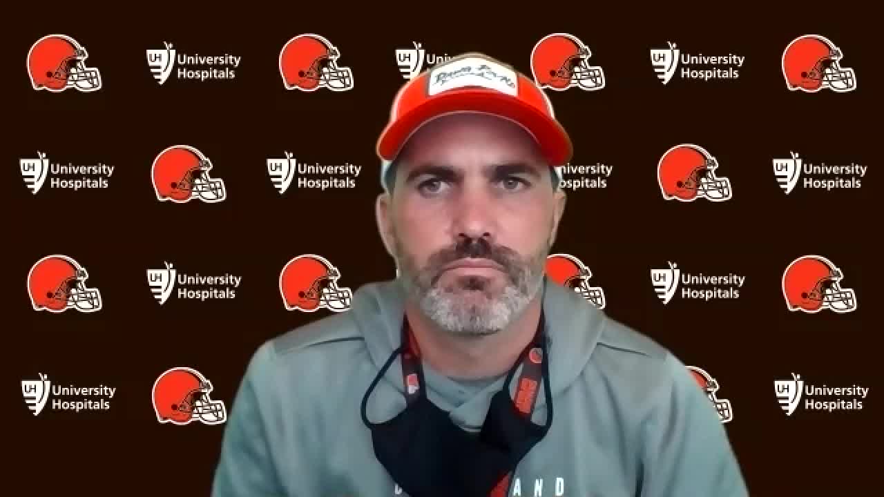 Cleveland Browns Head Coach Kevin Stefanski On Watching Game From Home I Was Doing A Lot Of Pacing