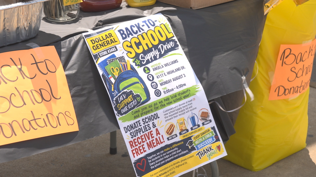 Dollar General Hosts Back-to-School Supply Drive for Jonesboro Students