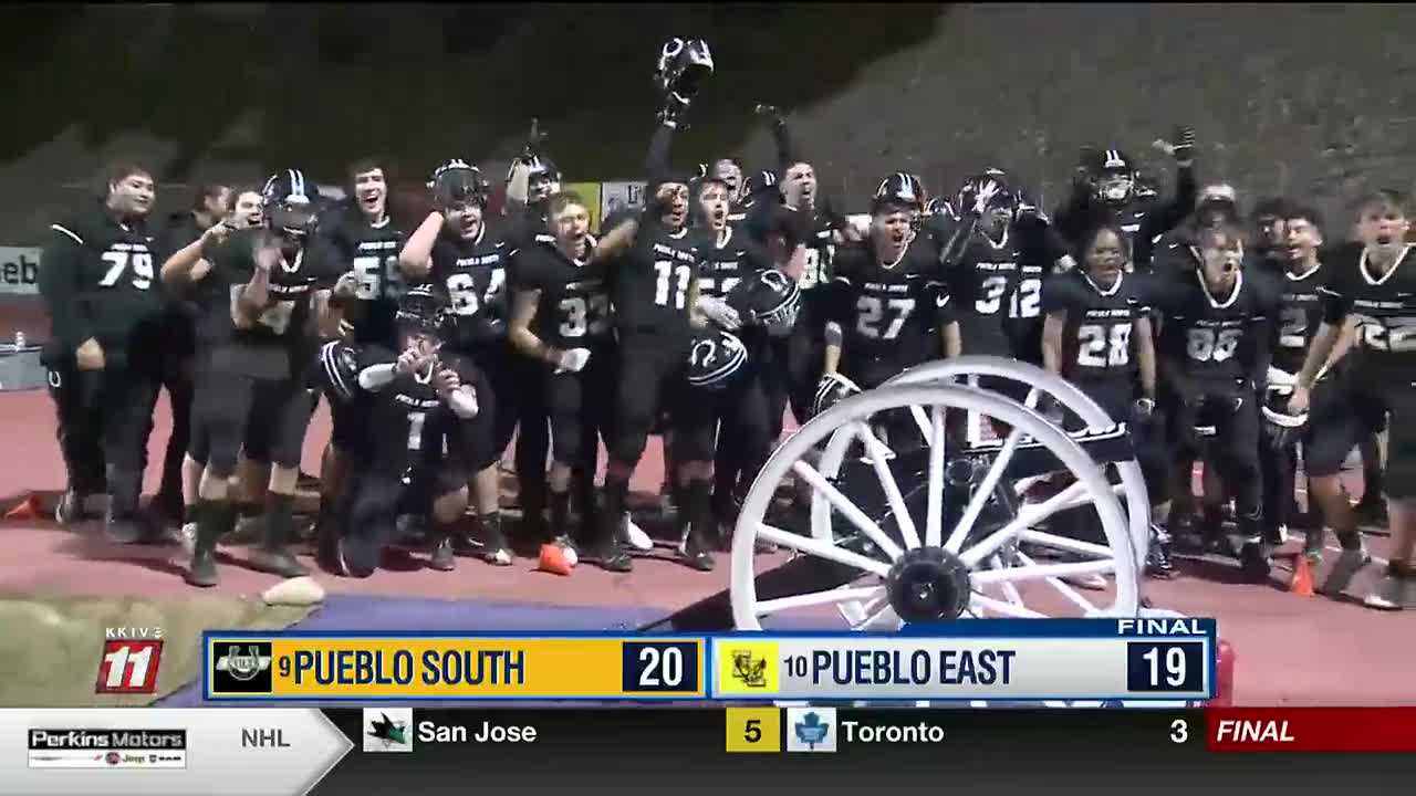 Friday Night Endzone Week 9: Pueblo South survives Pueblo East rally to  retain cannon