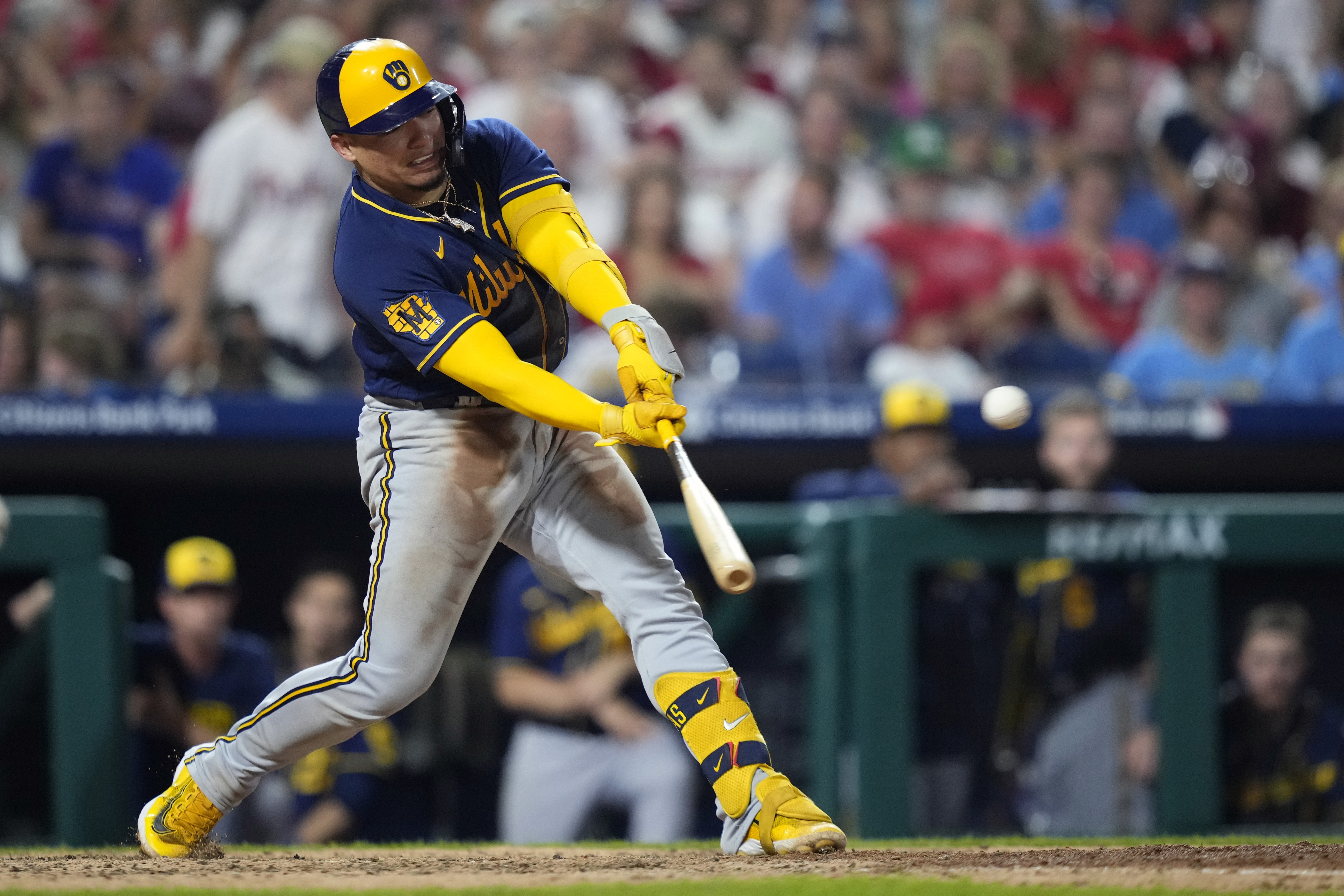 William Contreras hits 2-run double as Brewers beat Padres 5-4 for 7th  straight win - The San Diego Union-Tribune