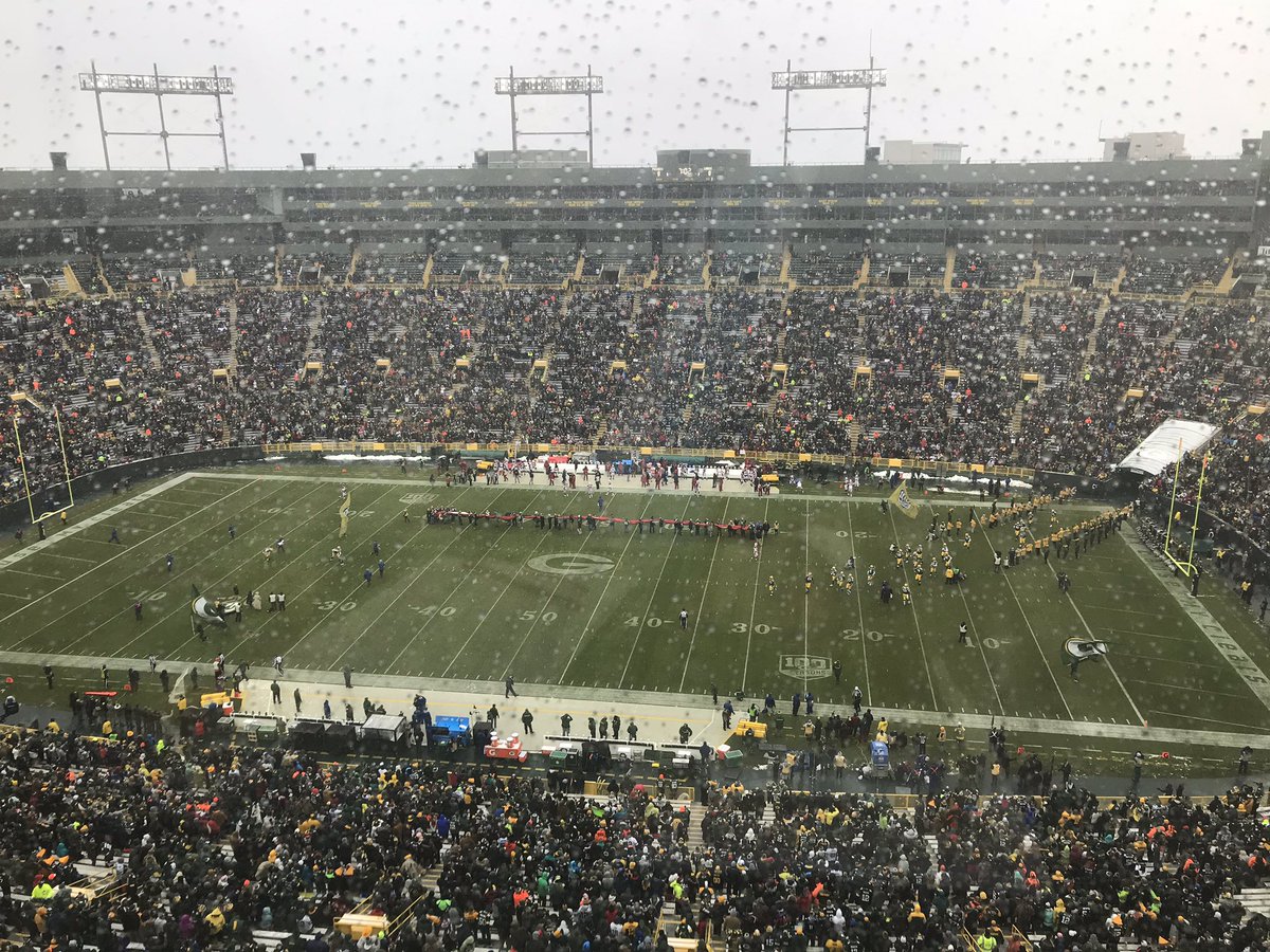 A general view of Lambeau Field during an NFL game between the Green Bay  Packers and the New York Jets Sunday, Oct. 16, 2022, in Green Bay, Wis. (AP  Photo/Jeffrey Phelps Stock