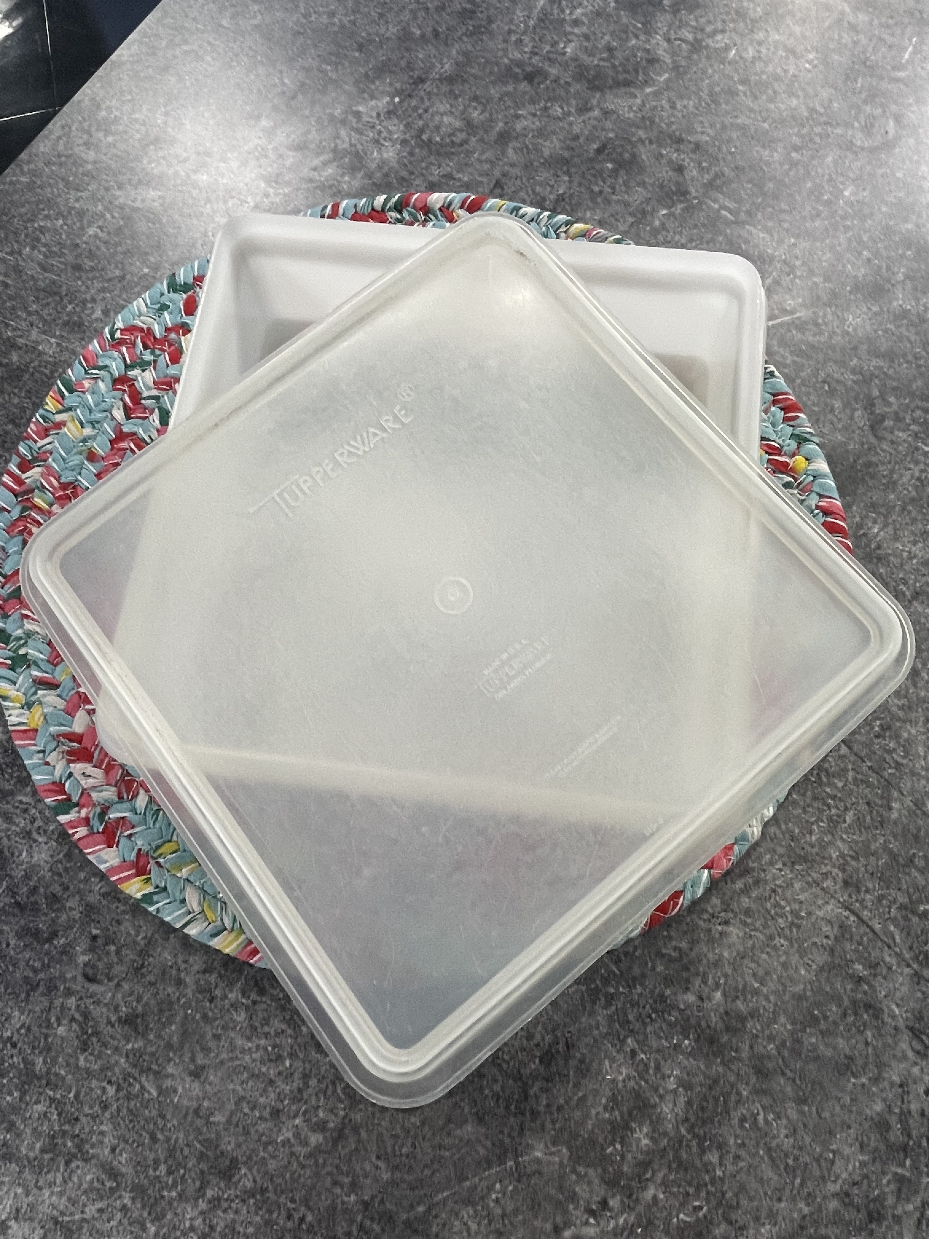 tupperware: A tribute to Tupperware, which packed a plastic