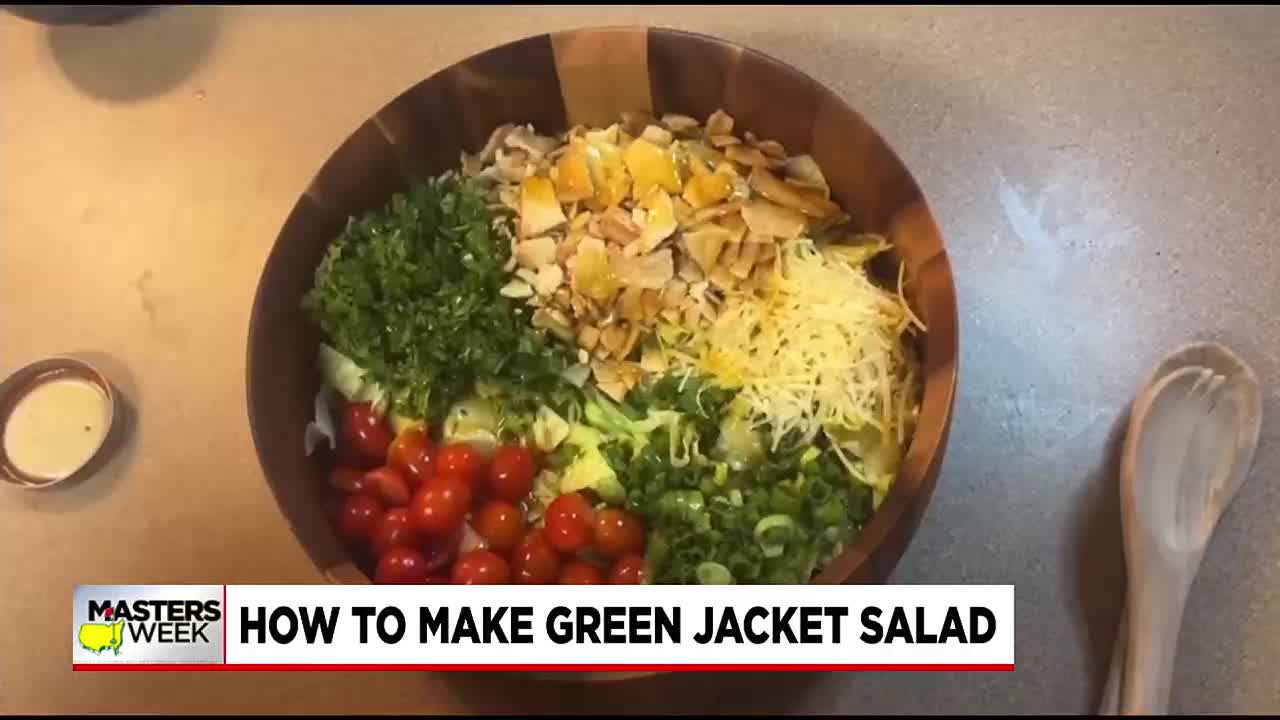 green jacket salad dressing Augusta's Green Jacket Salad