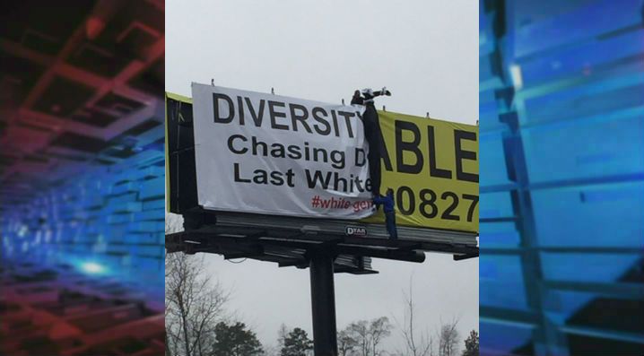 Anti Diversity Billboard Near Birmingham Removed