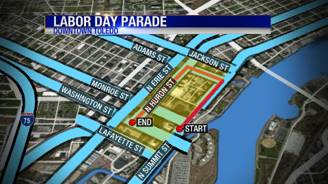 Labor Day Parade Closes Downtown Streets