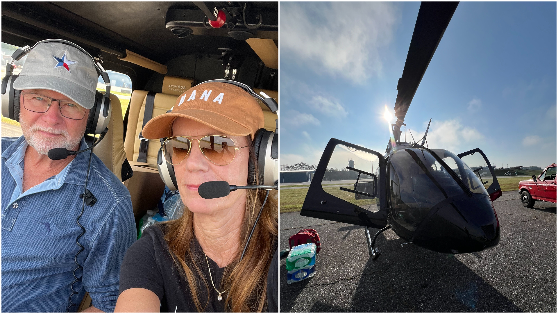 Gatesville couple using their helicopter to search for survivors
