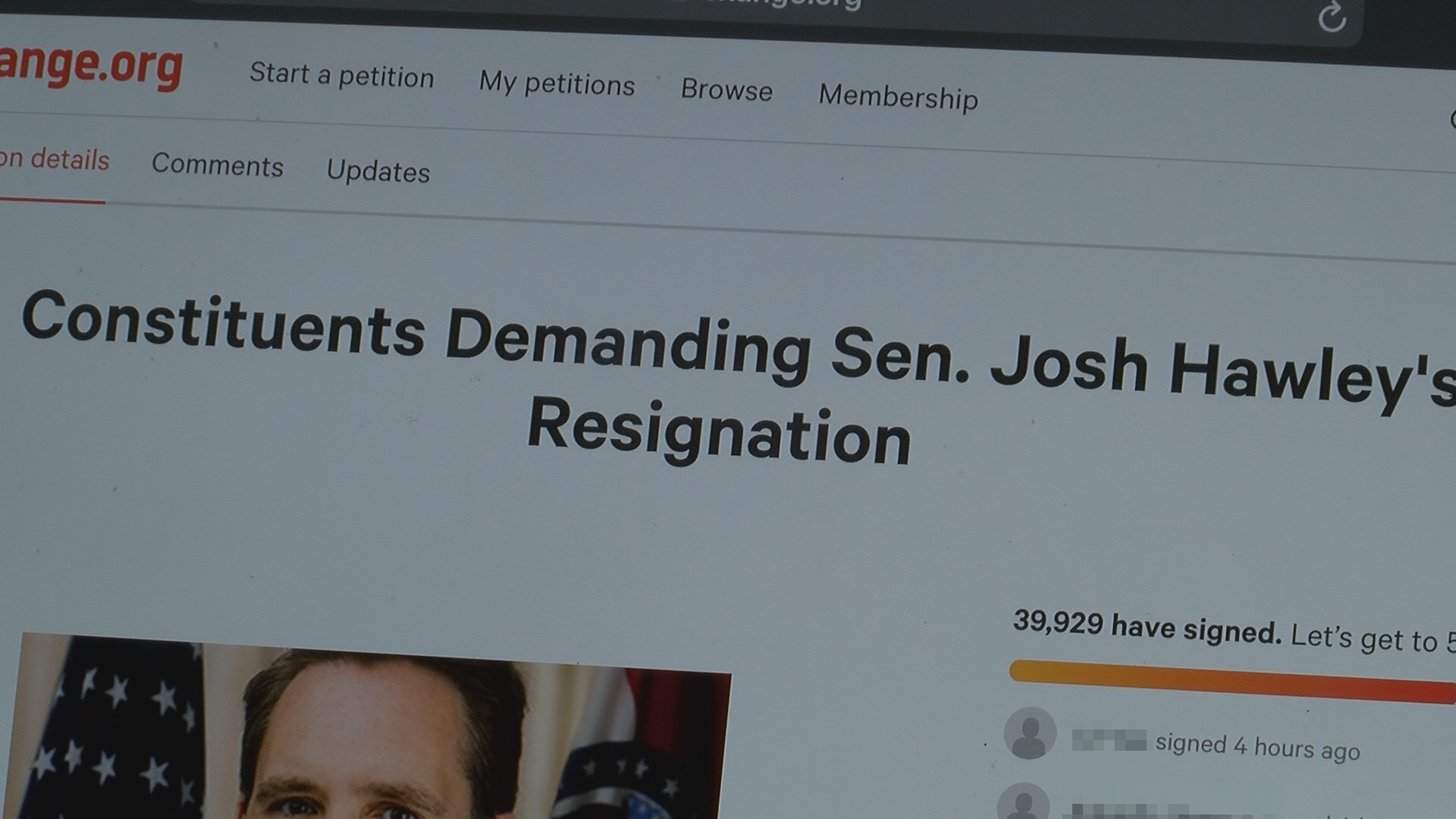 Creator Of Sen Josh Hawley Resignation Petition Explains Why